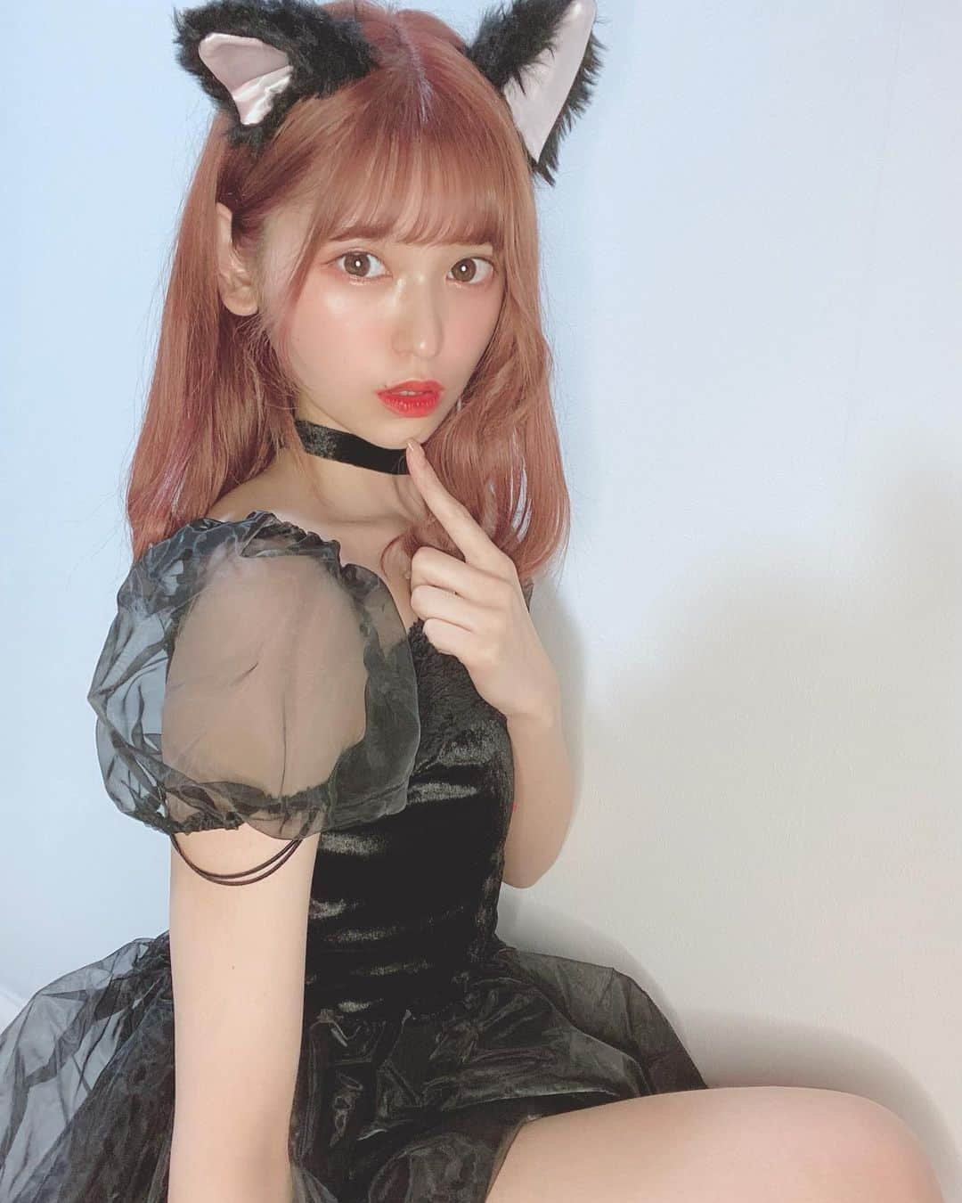 渋谷佳子さんのインスタグラム写真 - (渋谷佳子Instagram)「2020.09.20 ＊ 今日起きたら 猫になってた、、、(黙)🐱 ＊ ＊ #ボブ#ミディアム#ヘアアレンジ#コスプレ#コスプレイヤー#猫#猫コスプレ#ハロウィン#ハロウィンコスプレ#飼い主募集中#ハイトーン#ピンクブラウン#ピンクメイク#美男美女と繋がりたい#自撮り#cosplay#cosplayer#cat#happyhalloween#helloween#japan#makeup#model#idol#hair#hairstyle#fashion#ootd#selfie#instagood」9月20日 21時35分 - nuuuun___01