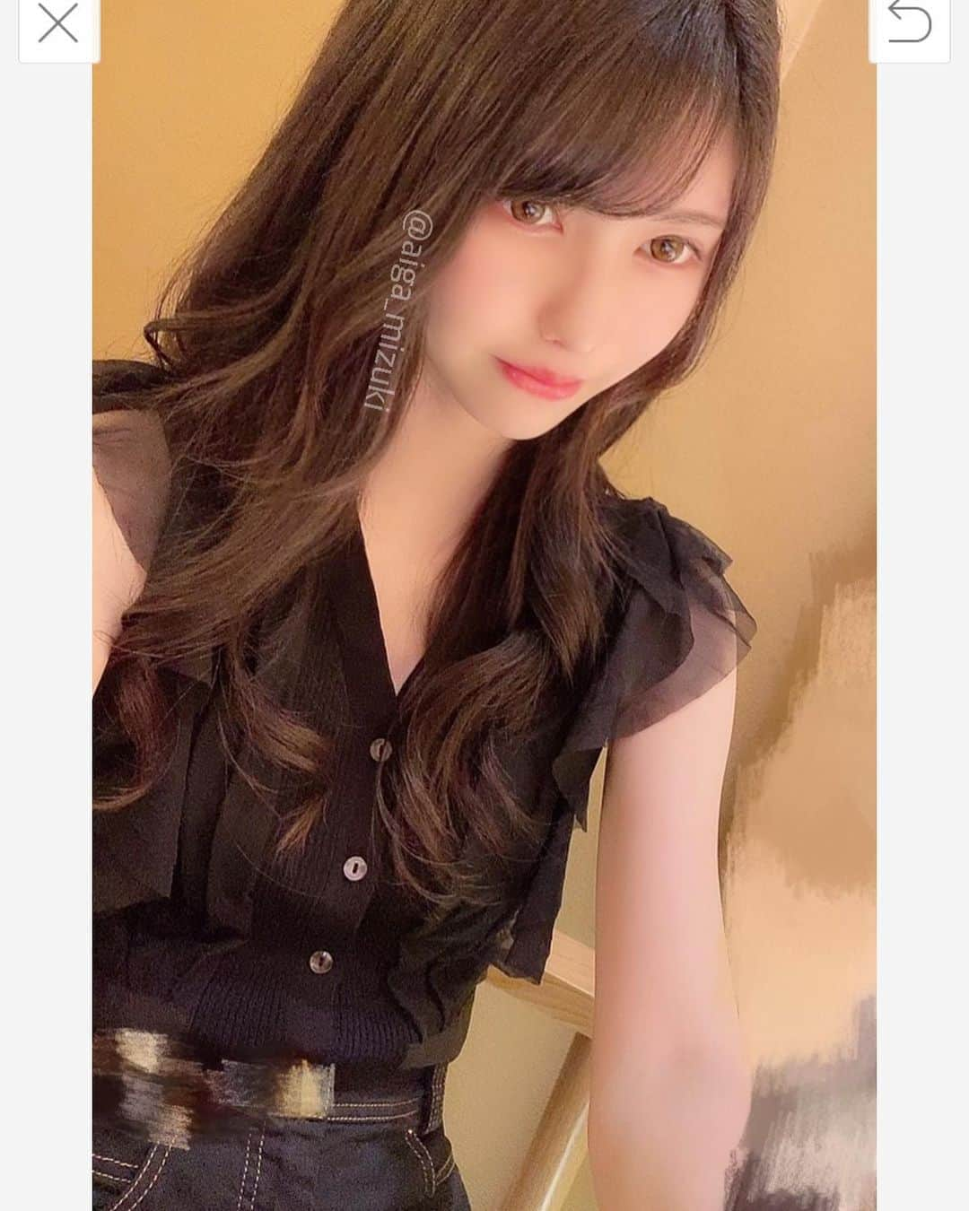 藍芽みずきさんのインスタグラム写真 - (藍芽みずきInstagram)「自撮りの練習🤳(笑)」9月20日 14時56分 - aiga_mizuki