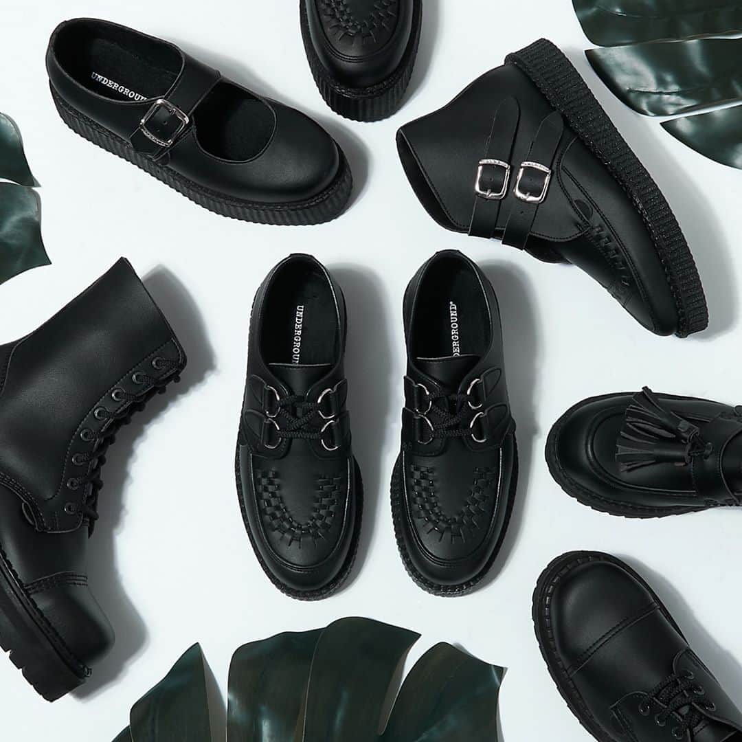 アンダーグラウンドのインスタグラム：「From our extended collection of Vegan friendly options. Wulfrun,Stormer, Commando, Tracker, King Tuts, Bowie and the Mary Jane just some of the options now available from our online store.⁠ ⁠ ⁠ ⁠ **Step by step we work to improve our environmental footprint. As an independent company we can use our freedom to select products from ethical and local suppliers and we are able to commit to small batch production. Our Vegan friendly collection is manufactured in a family owned factory supporting sensible and sustainable manufacture.**」