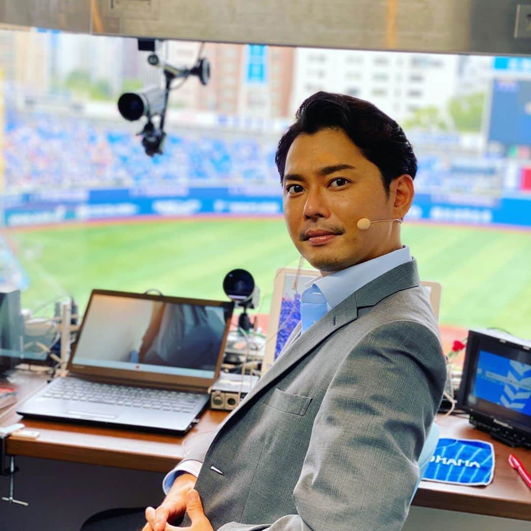 今井翼さんのインスタグラム写真 - (今井翼Instagram)「野球のお仕事  楽しかったです  #野球中継 #副音声 #武井壮さん #博学で楽しい #充実の時間でした #武井さんに感謝 #TBS  #ベイスターズ今井」9月20日 17時18分 - tsubasaimai_official