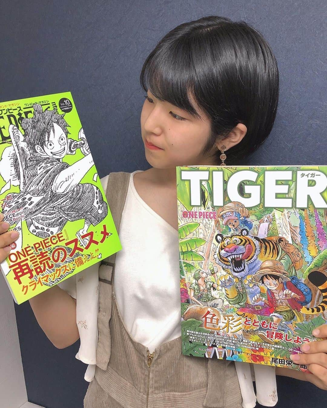 小島はなさんのインスタグラム写真 - (小島はなInstagram)「・ ONE PIECE97巻最高でしたっ!!😭 ・ TIGERもワンピースマガジンもめっちゃ面白かった♡ ・ ONE PIECEしか勝たん!!! ・ #アメフラっシ#小島はな#スタプラ#onepiece#ワンピース#ワンピースマガジン#イラスト集#尾田栄一郎#ジャンプ#少年ジャンプ#漫画#アニメ」9月20日 17時30分 - amefurasshi_kojima_official_