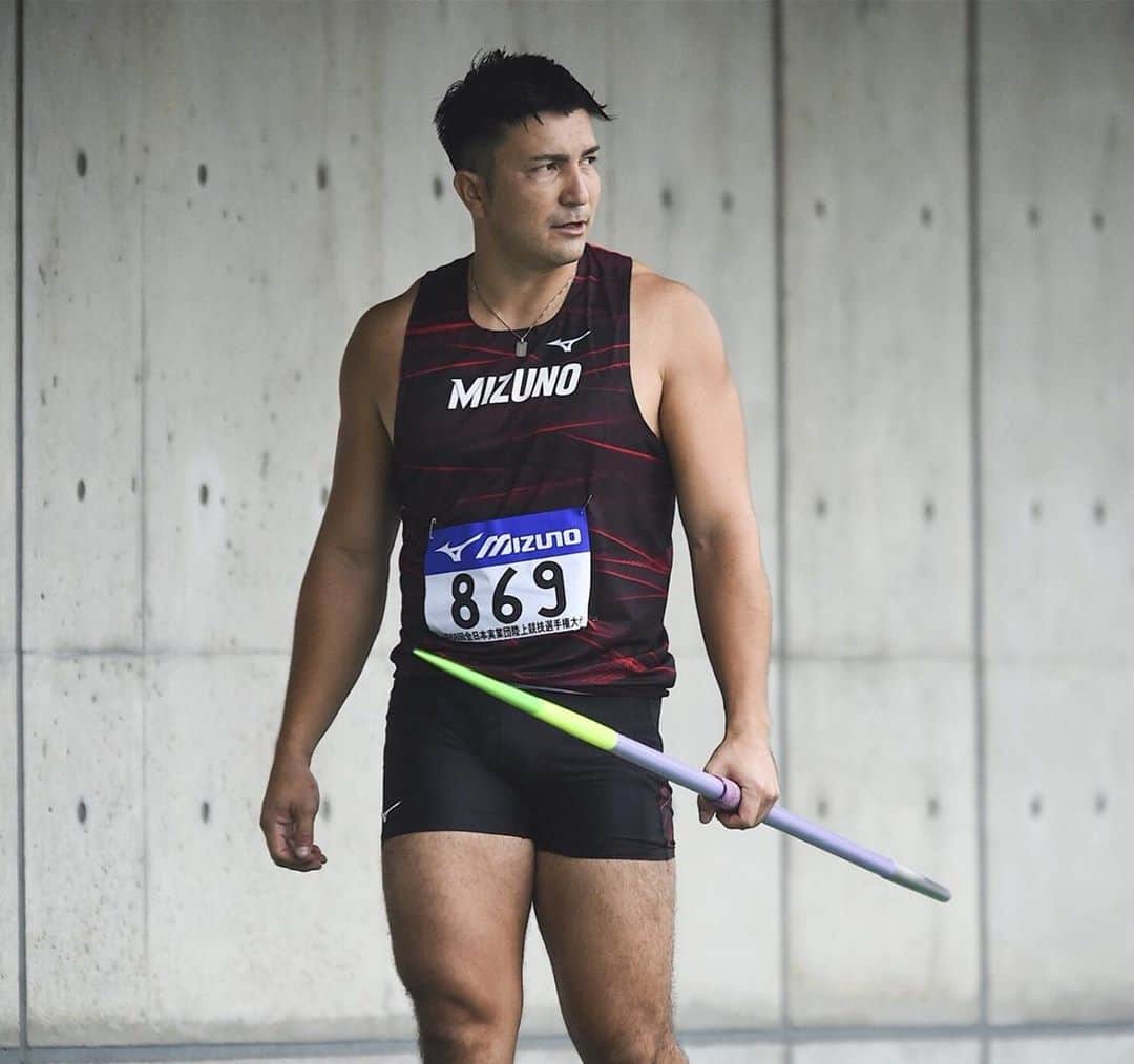 ディーン元気のインスタグラム：「Mizuno new arrival🔥  #javelinthrow #lifeisgood  ©️Agence SHOT」
