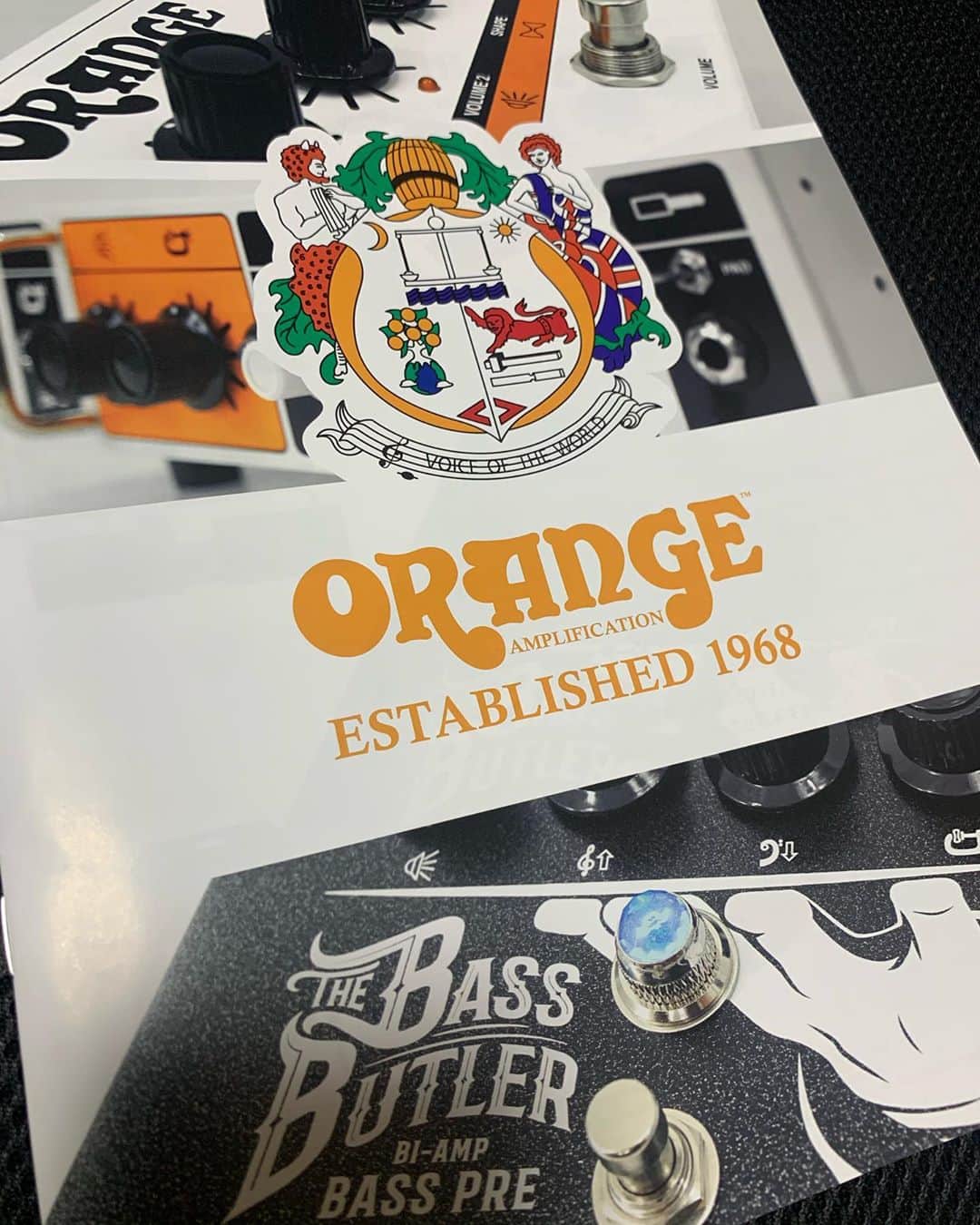 BORISさんのインスタグラム写真 - (BORISInstagram)「Orange 2020 s/f catalog. 今年もWataがアンバサダーとして掲載されております。いつも世界各地で手厚いサポートありがとうございます。  #orangeamps #wata」9月20日 19時05分 - borisdronevil