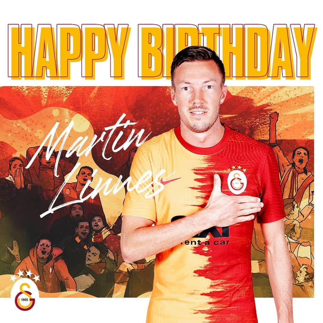 ガラタサライSKさんのインスタグラム写真 - (ガラタサライSKInstagram)「İyi ki doğdun Martin Linnes! 🎂」9月20日 20時10分 - galatasaray