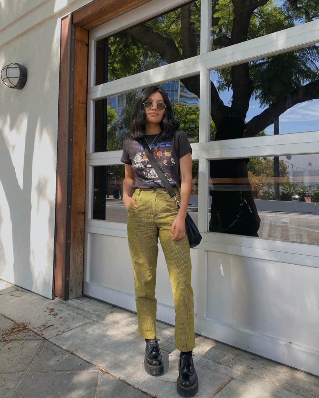チェイサーのインスタグラム：「weekend warrior🖤 @vanessmedel #chaserbrand #thepolice #bandtee #rocknroll #weekendwarrior」