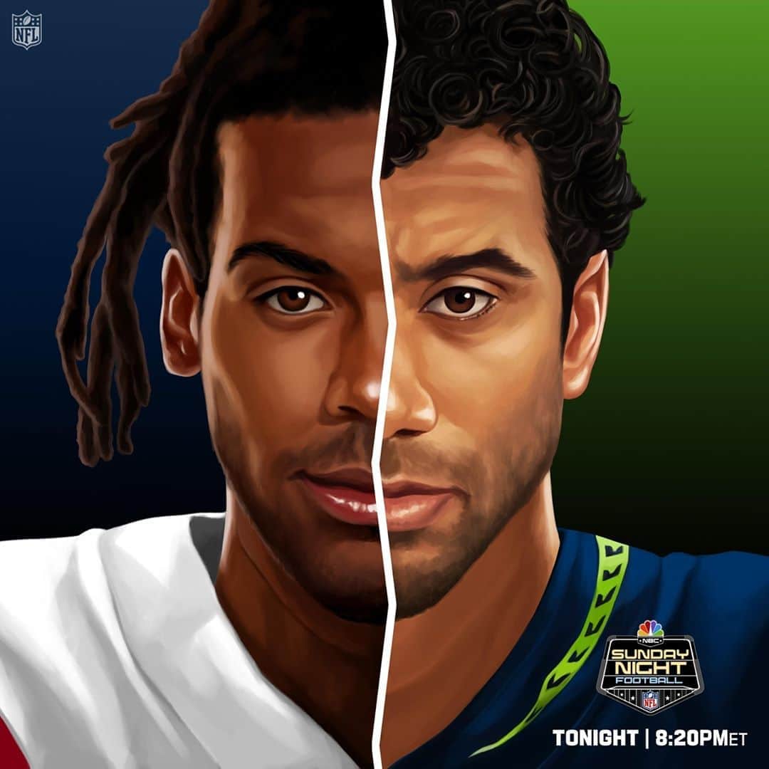 NFLさんのインスタグラム写真 - (NFLInstagram)「Cam vs. Russ. Can't wait for #SNF. 🍿⁣ ⁣ 📺: #NEvsSEA — TONIGHT 8:20pm ET on NBC⁣ 📱: NFL App // Yahoo Sports App」9月20日 22時30分 - nfl