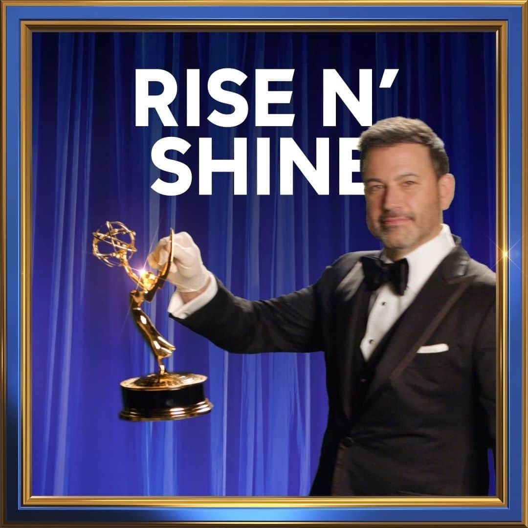 アメリカン・ブロードキャスティング・カンパニーのインスタグラム：「Rise and Shine ☀️ Tonight at 8e|5p, watch the #Emmys on ABC to find out who will take home the gold!」