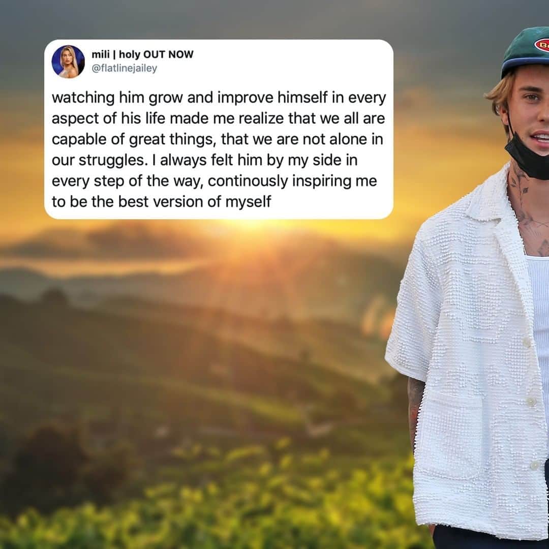 のインスタグラム：「So much positivity for @justinbieber this week after his new song "Holy" dropped, so I had to ask his fans what's got them to love him after 11+ years 💛」