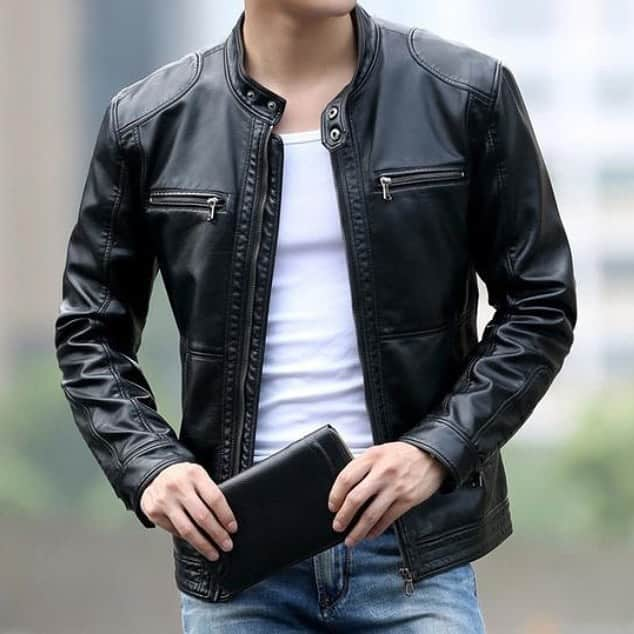 UrbanStoxのインスタグラム：「Re-introducing the Contemporary UrbanStox Luxe Leather Jacket, $89 shipped, available in Black // Dark Brown only at urbanstox.com :)」