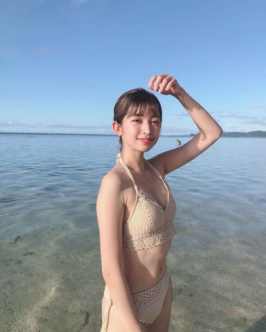 荒木沙織さんのインスタグラム写真 - (荒木沙織Instagram)「初海きたぞ🌊🌊」9月20日 23時39分 - sao__0813