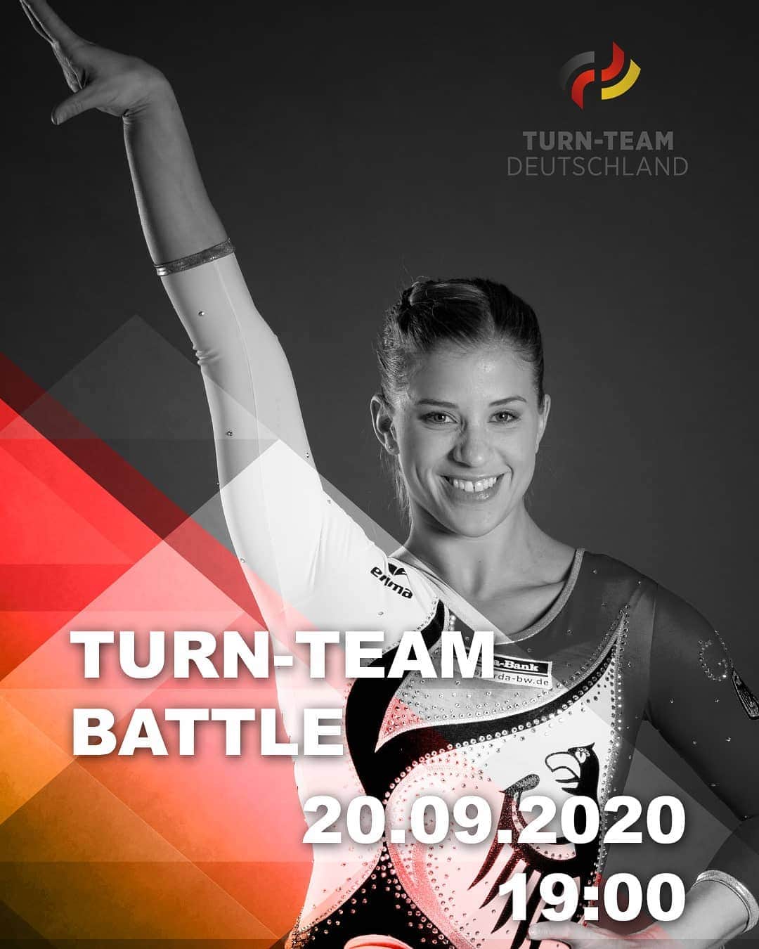 エリザベト・ザイツのインスタグラム：「Schaut auf www.sportdeutschland.tv vorbei - dort findet heute Abend das zweite Turn-Team-Deutschland Online-Battle statt 🤩  @baenfer_sportmanufaktur @wohninvest_sport @spitzensport_bundeswehr  @deutscherturnerbund @sportdeutschland.tv」