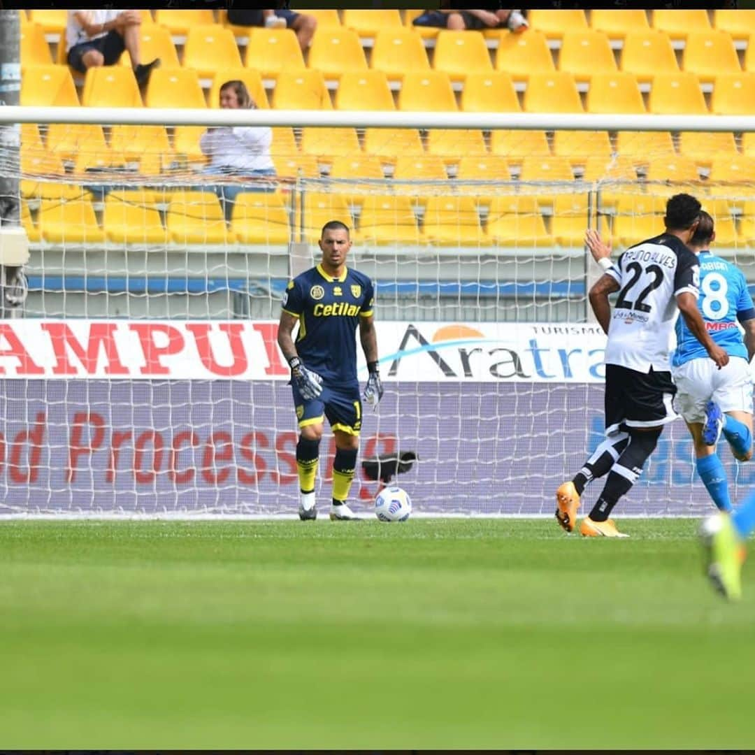 ルイージ・セーペのインスタグラム：「Inizio di stagione difficile,contro un avversario forte.Guardiamo avanti e pensiamo alla prossima @parmacalcio1913 @seriea」