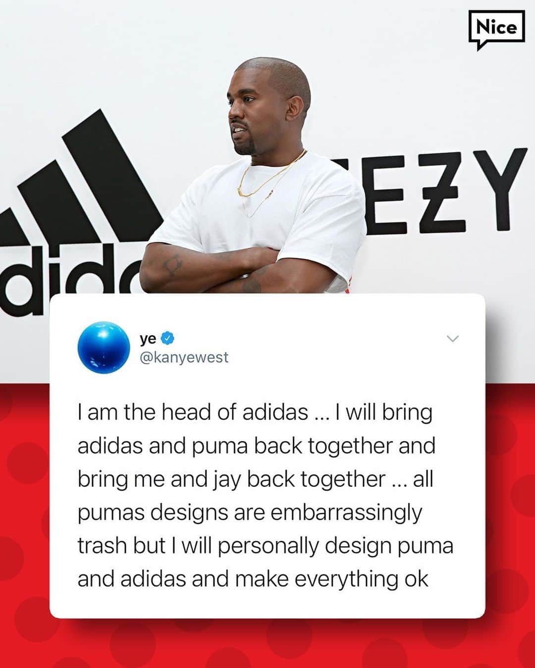 Nice Kicksさんのインスタグラム写真 - (Nice KicksInstagram)「Kanye apologizes for his PUMA comments.」9月21日 1時08分 - nicekicks