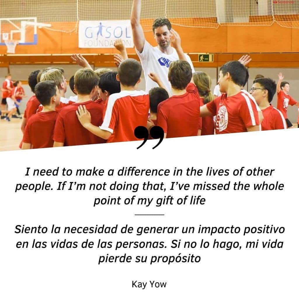 パウ・ガソルのインスタグラム：「✨💭#PausQuotes ✨💭#FrasesDePau」