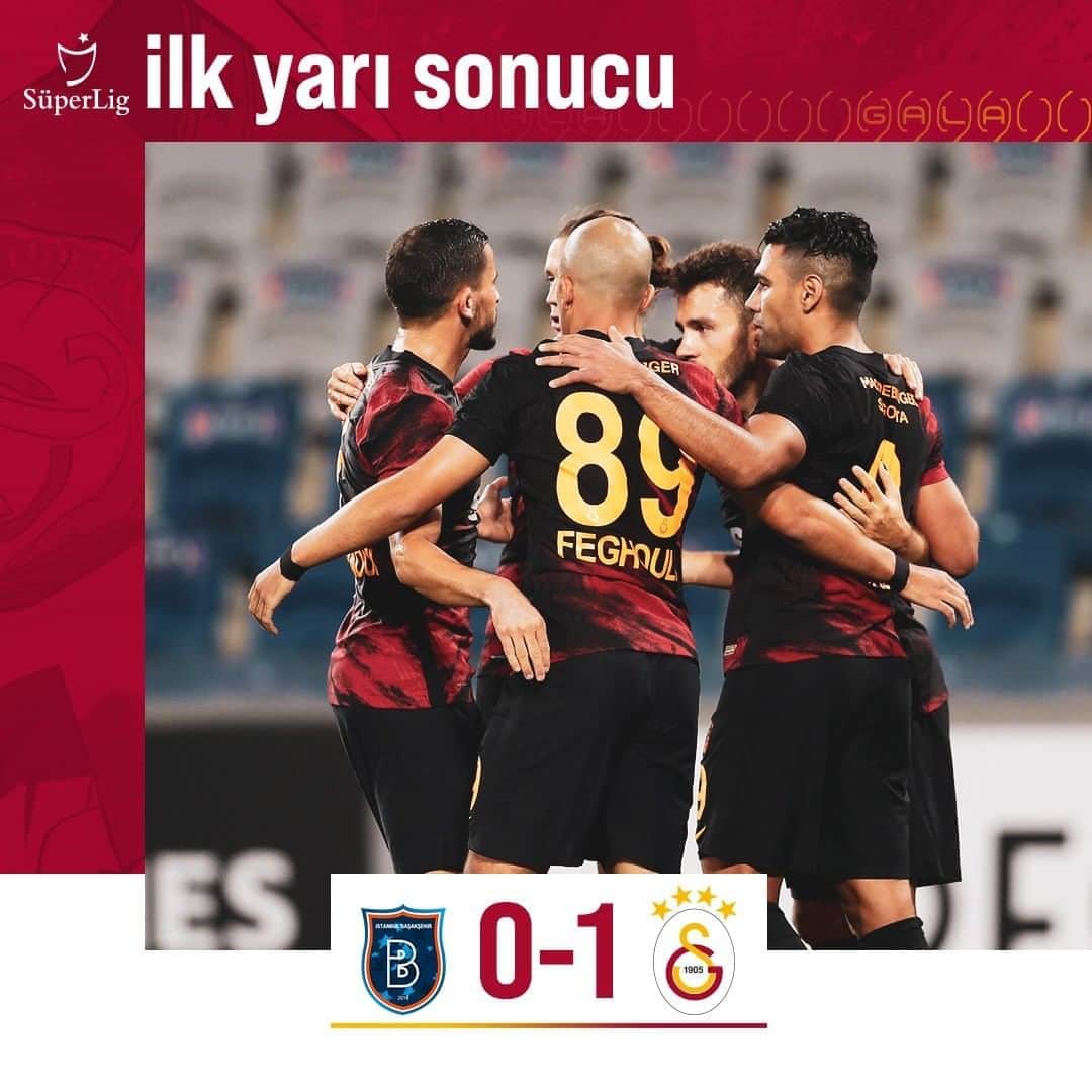 ガラタサライSKさんのインスタグラム写真 - (ガラタサライSKInstagram)「İlk yarı sonucu: M. Başakşehir 0-1 Galatasaray #BŞKvGS」9月21日 1時47分 - galatasaray