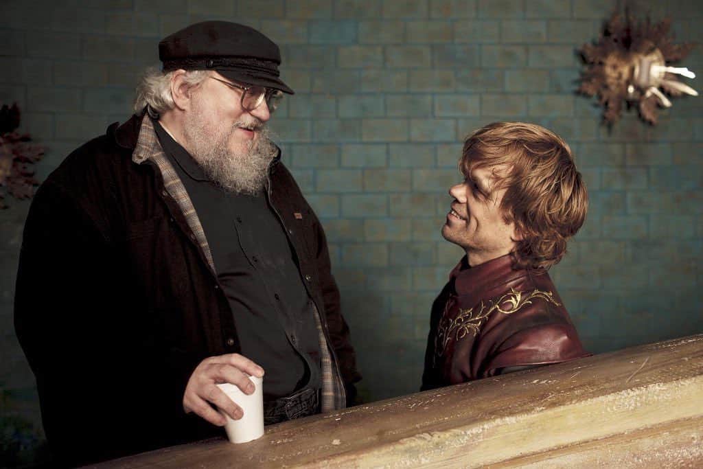 ピーター・ディンクレイジのインスタグラム：「Happy Birthday, George RR Martin! 🎈」