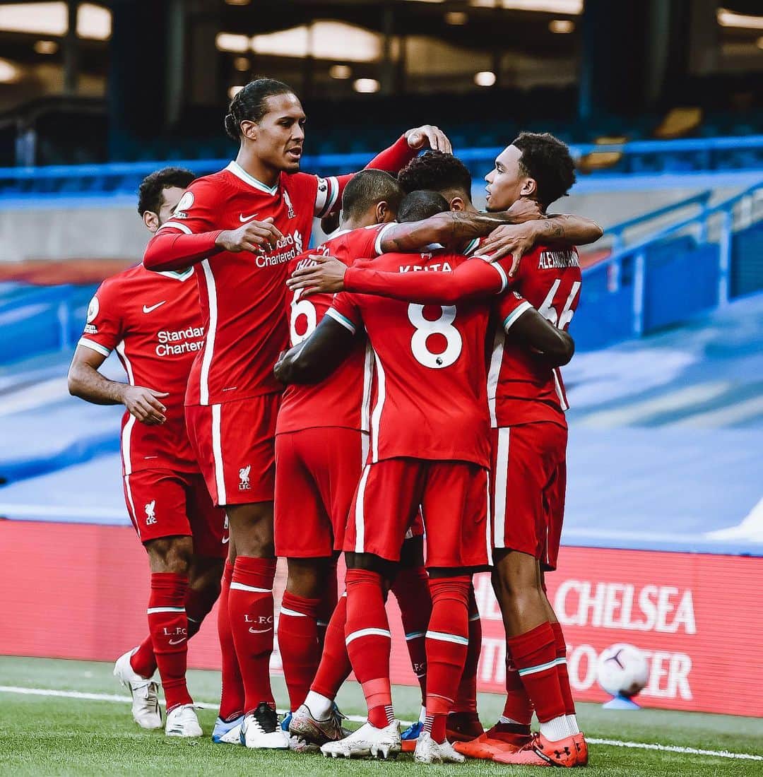 ティアゴ・アルカンタラのインスタグラム：「Great team effort 💪🏾  And Up the Reds!」