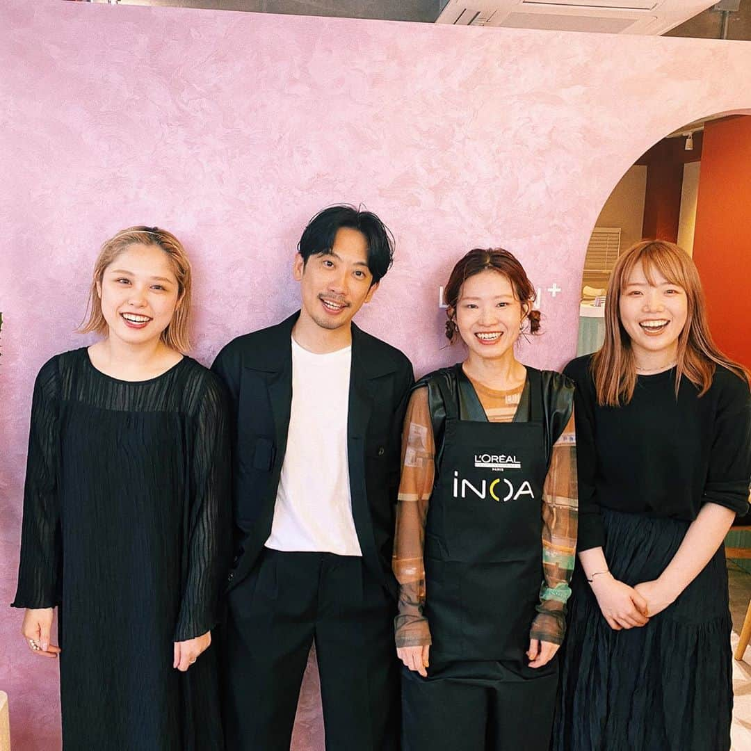 Ryosuke Sugayaさんのインスタグラム写真 - (Ryosuke SugayaInstagram)「inoaの撮影でした！  遅くまでありがとうございました😊  1人じゃ何もできないから  いつもありがとう！ #inoa #loreal」9月21日 16時13分 - loren_sugaya