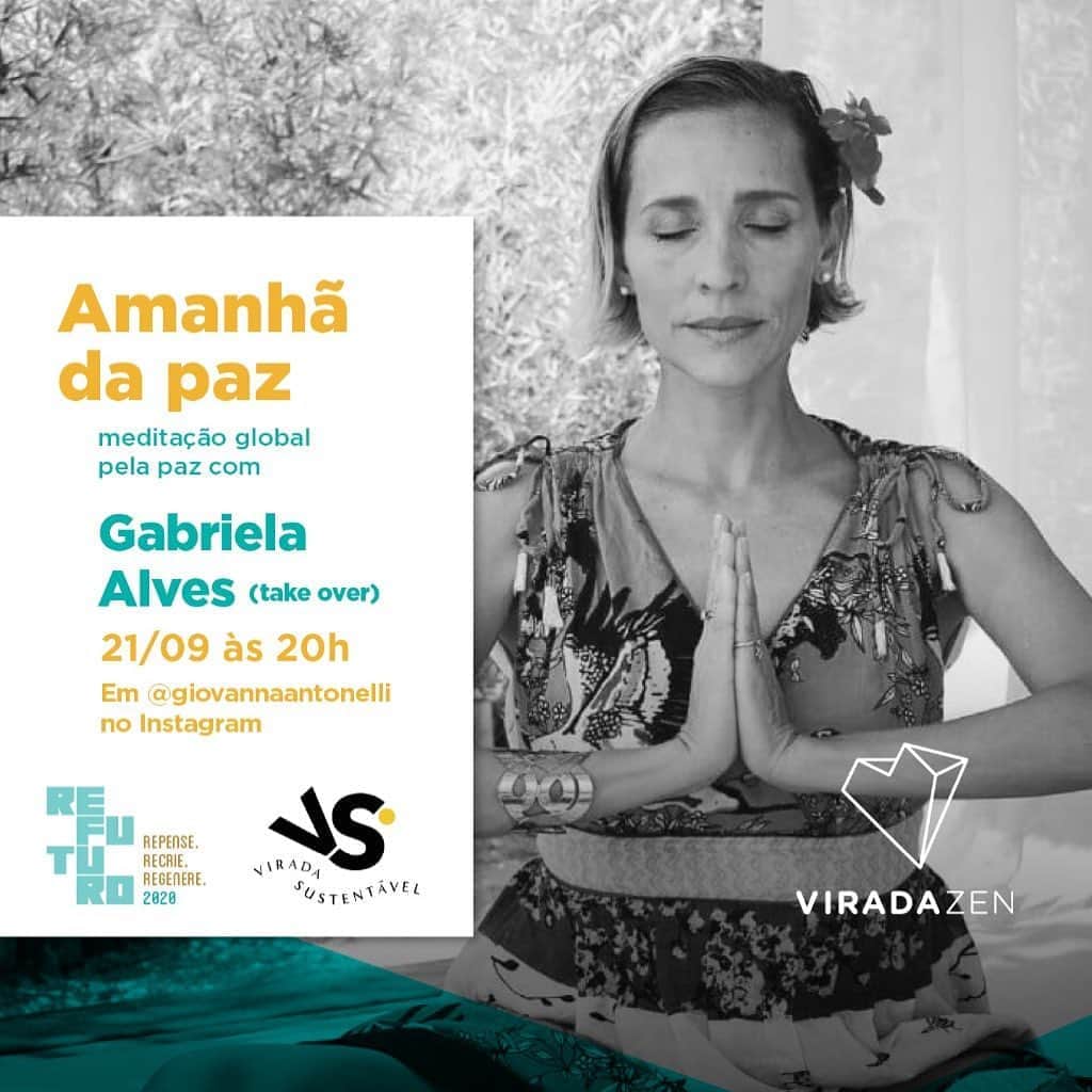Giovanna Antonelliのインスタグラム：「Oi, amoreeesss, vim aqui avisar pra vcs que amanhã, 21 de Setembro, é celebrado o “Dia Mundial da Paz” 🤍 e a terapeuta holística @gabi.alves.toulier maravilhosaaaaa estará aqui no meu instagram oferecendo uma programação voltada para cultura da paz e dentro disso abordando assuntos tão importantes como empoderamento, autoconhecimento, autocompaixão, sororidade e o despertar do Sagrado Feminino. Recebam a Gabi de braços abertos hein??!! Vamos encontrar a paz dentro de nós mesmas. Juntas somos muito mais. 🥰❤️😘」