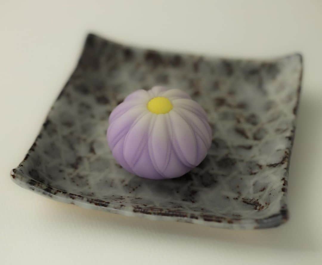 Toru Tsuchieさんのインスタグラム写真 - (Toru TsuchieInstagram)「今日の和菓子はねりきりで作った #菊です。 ねりきりとは白餡に餅や芋を混ぜて作った和菓子で 茶道 で使われる「主菓子」の一種です。 撮影 用に製作しました。  ４連休は広告の効果もあってか仕事が割と忙しいです。 ありがたい事です。  フェイスブックページのいいね！もよろしくお願いします。 https://www.facebook.com/shishisu/ I would like a job request from you. Today's wagashi is #chrysanthemum with Nerikiri. The Nerikiri is the material of wagashi made by mixing the rice cake and yam in white bean. Is a kind of "Jounamagashi" as used in the tea ceremony. The sweets I've made for the shooting. #福泉堂  #和菓子  #出雲 #菊 #ねりきり  #紫 #敬老の日 #かわいい #art #sweets #お彼岸 #バイクに乗りたい」9月21日 8時12分 - choppe_tt
