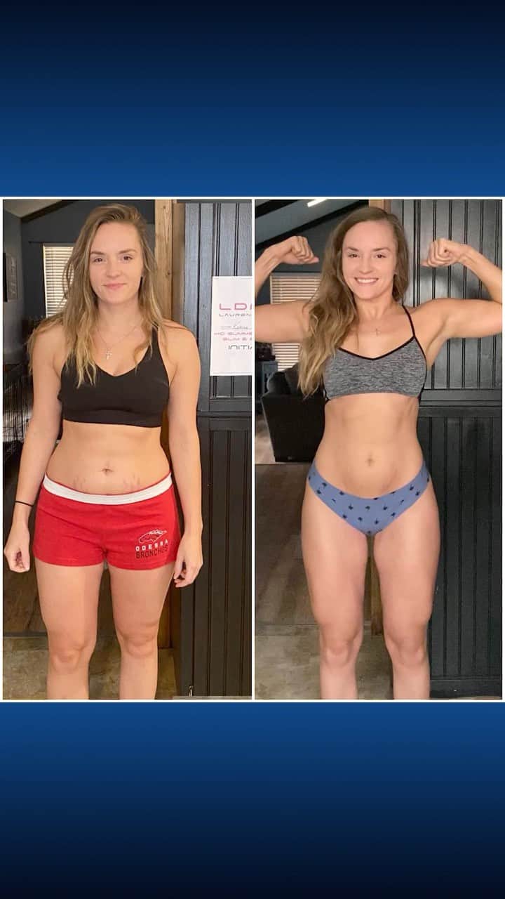 Lauren Drain Kaganのインスタグラム：「KATRINA  @tkatrina7 in this new moms own words: “I’m super shy when it comes to sharing things like this since having my son but I’m so proud of myself! I didn’t have quite the transformation some of you amazing individuals had but this challenge has helped me out mentally so much! 8lbs down & 11 inches total. The first photos I was suffering severe postpartum depression at 3 months postpartum. This challenge was so difficult for me most weeks, I’d go to the gym crying lol 🤣 in between running my husband’s business, juggling being a new mom and returning back to work but I did the absolute best I could and I’m so happy at the confidence I’ve gained in the process more than the number on the scale or the pictures after!” She also took home $400 in cash for having accomplished this amazing transformation. Join my next 6 Week Challenge starting Sept 27th. Get all the info via the link in my bio💪🏽 Spots are almost gone so get yours while you still can🙈 What are you waiting for? If you are hesitant just look over the testimonials on my website or drop me an email with your questions. I’ve now helped over 25,000 clients over the last 5 years and will be doing this program along side everyone to hit my personal 2020 postpartum goals.   #weightloss #weightlossjourney #diet #dietplan #workout #athomeworkout #fitmom #fitness」