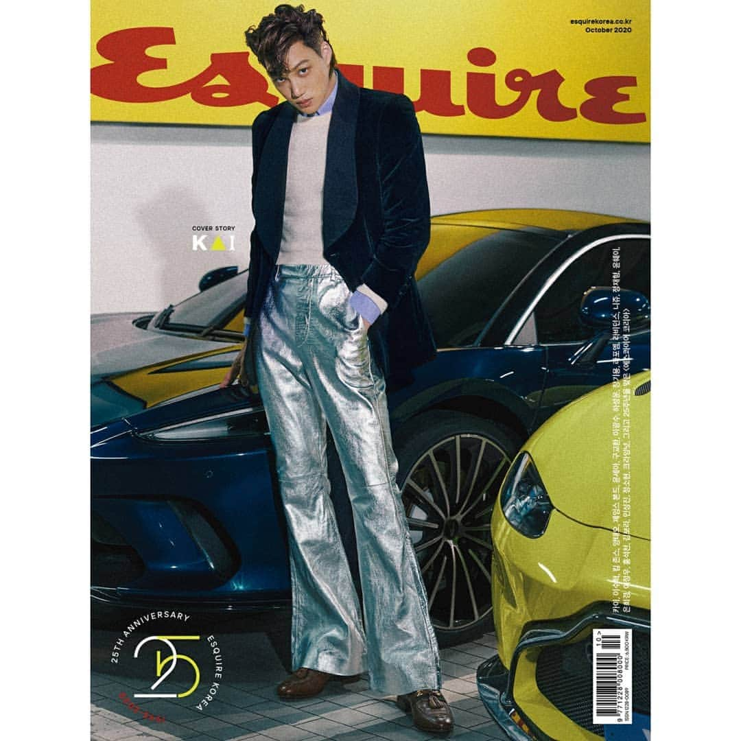 EXOさんのインスタグラム写真 - (EXOInstagram)「KAI features the cover of <Esquire>'s October issue 🐻  "I want to go on and on with this job I love, together with my fans for a long time" ♥️  카이 <에스콰이어> 10월호 커버 장식 🐻  “오래오래 팬 분들과 함께 제가 사랑하는 이 일을 계속 하고 싶다” ♥️  #KAI #카이 @zkdlin #엑소 #EXO #weareoneEXO #Esquire #에스콰이어」9月21日 10時29分 - weareone.exo