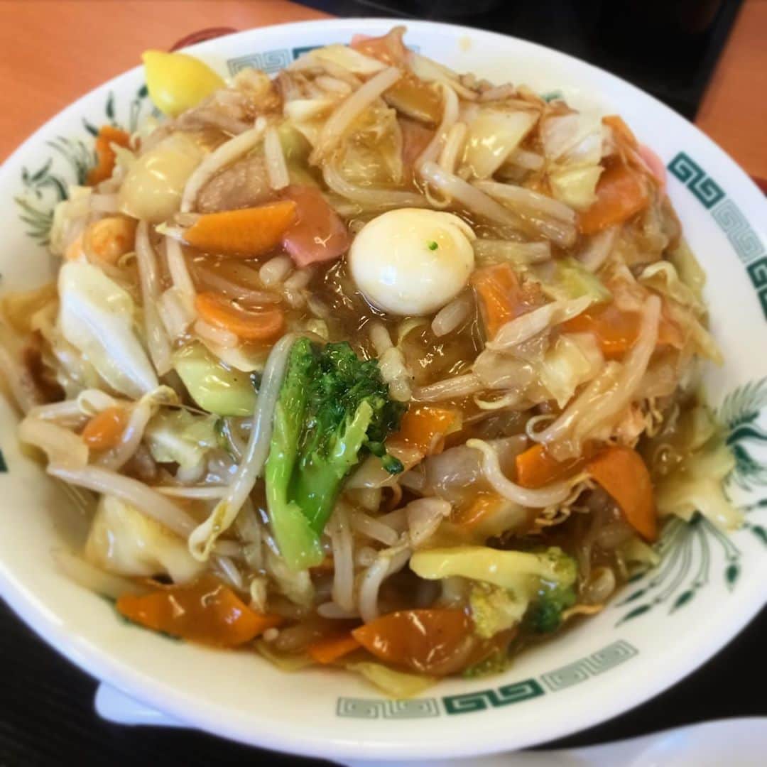 木村ひさしさんのインスタグラム写真 - (木村ひさしInstagram)「最高のおっさんの昼ごはん。 日高屋　カタ焼きそば たまには野菜食べないとメニュー #最高のおっさんの中華料理」9月21日 14時37分 - kimura.hisashi