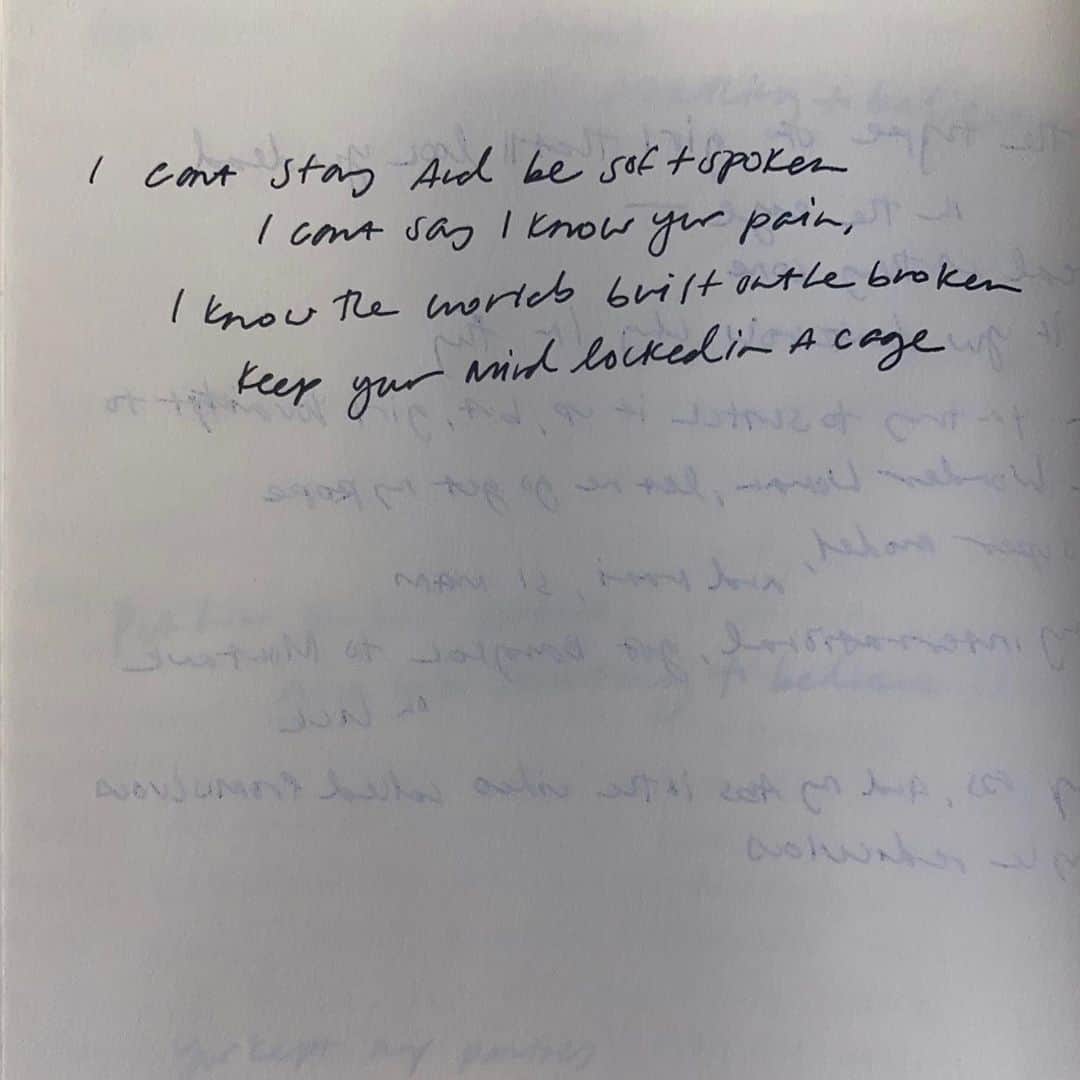 ケイリン・ルッソのインスタグラム：「Lyrics ~ mine and other people’s ~ that stuck with me last week」