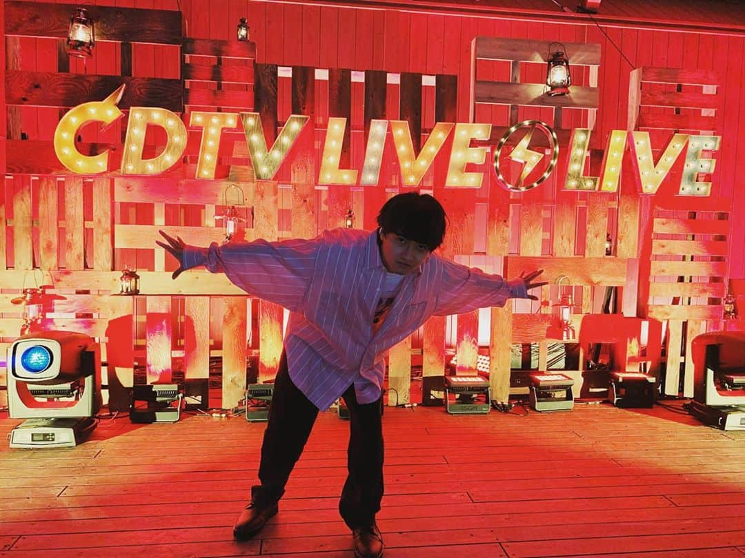 橘柊生のインスタグラム：「CDTVありがとうございました🤯」