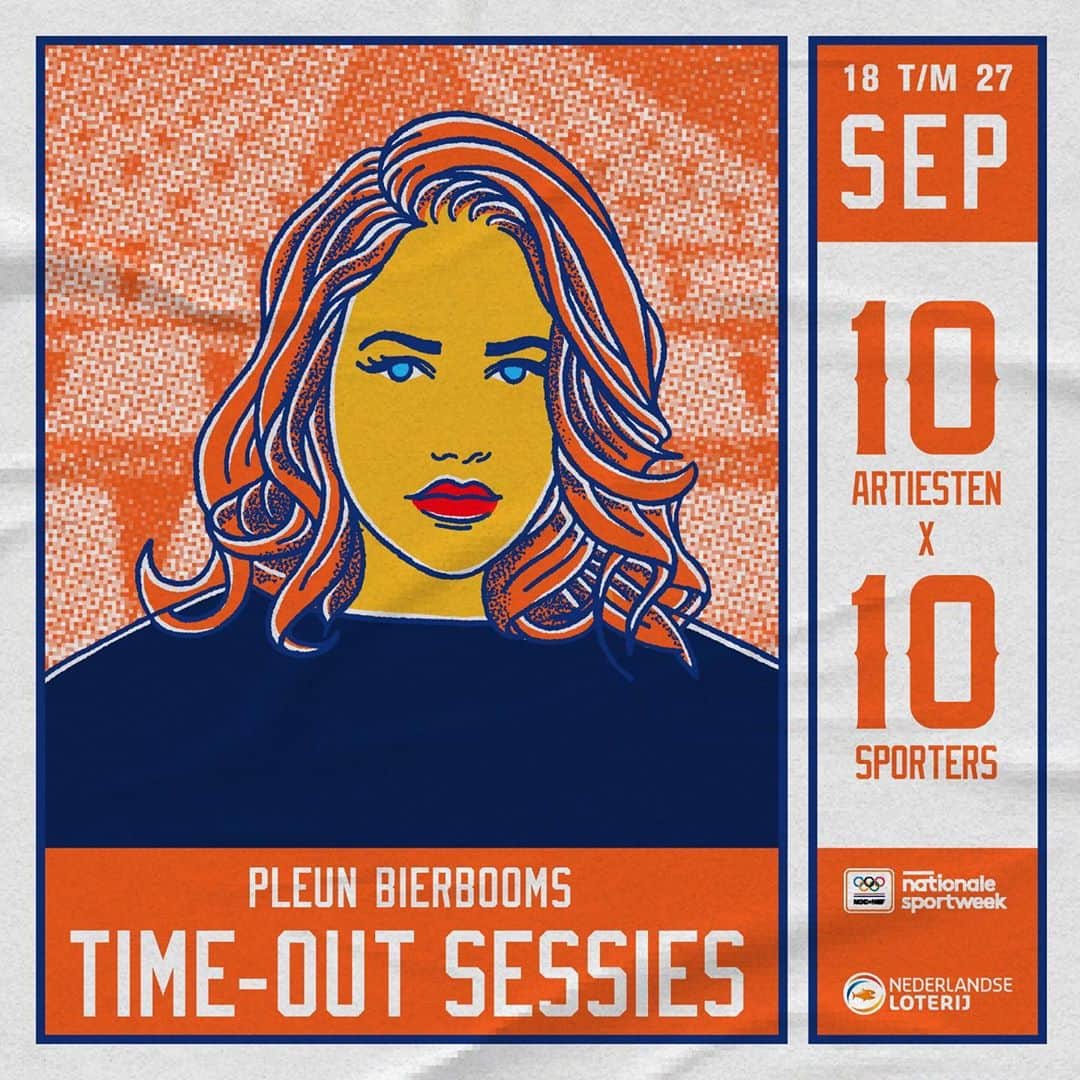 Pleun Bierboomsのインスタグラム：「Een eer om onderdeel te zijn van deze te gekke campagne voor de Nationale Sportweek. Mijn ode aan de sport, coming soon 🧡 #sportdoetietsmetje #timeoutindedugout」