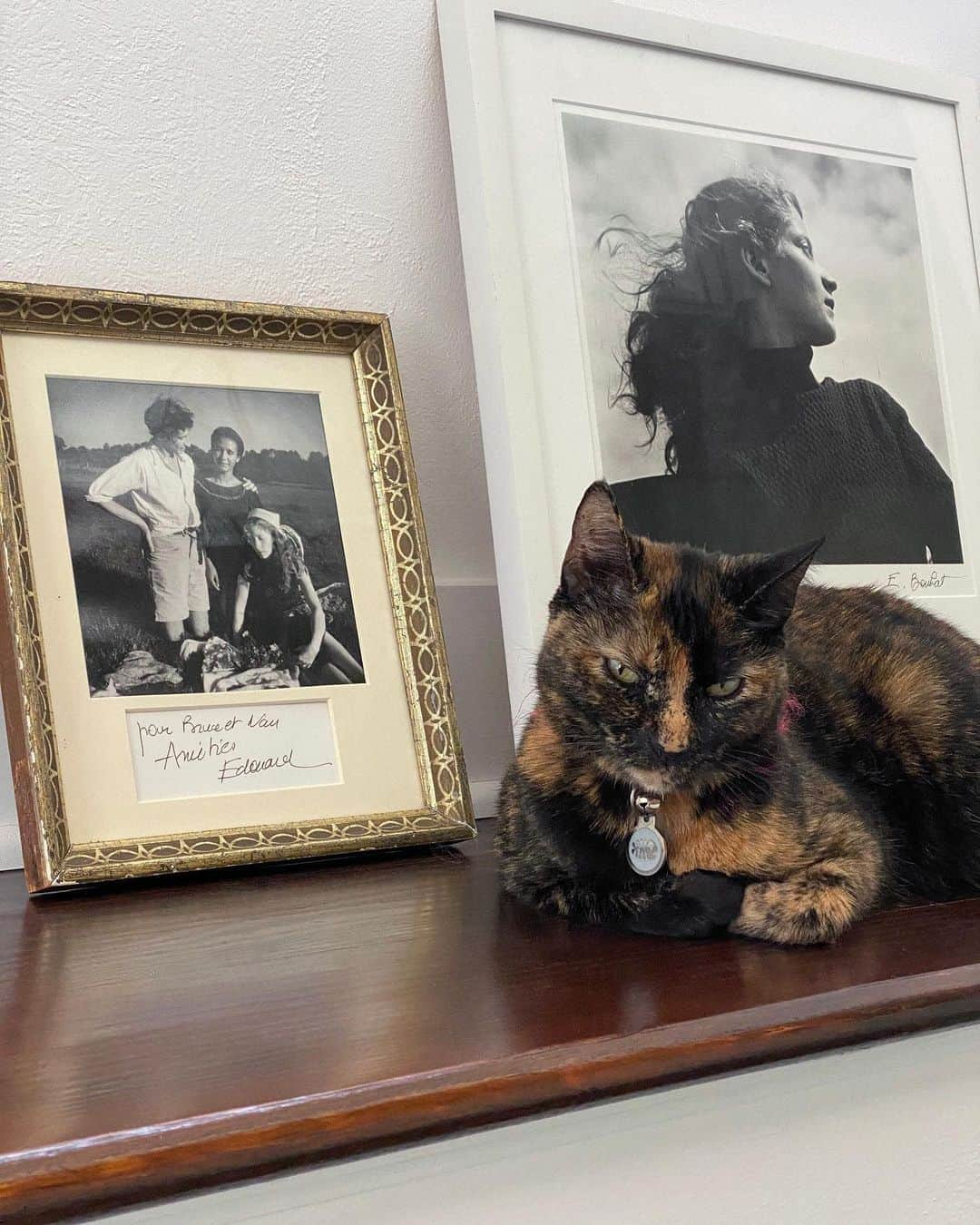 ブルース・ウェーバーさんのインスタグラム写真 - (ブルース・ウェーバーInstagram)「Clementine has good taste in photographs—A self-portrait by #ÉdouardBoubat with “Sequin and Lella” and also a portrait by Édouard of his wife Lella.」9月22日 0時33分 - bruce_weber