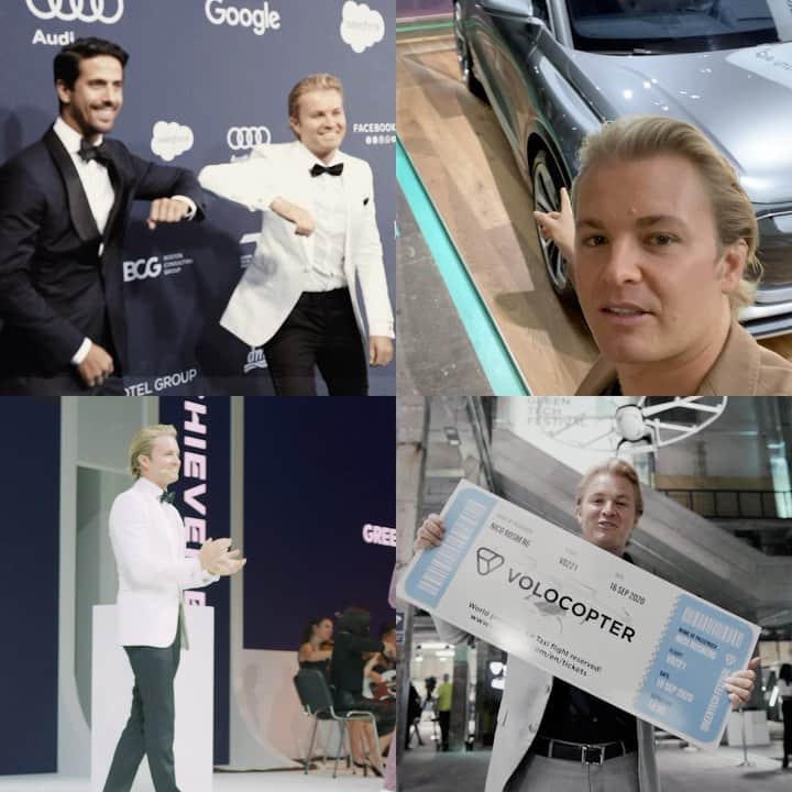 ニコ・ロズベルグのインスタグラム：「2020 is anything but "normal". Especially in these challenging times, we have been even more passionate about creating this year's Greentech Festival.  I want to say thank you to all our partners, exhibitors, supporters, and friends: Together with you, our team realized to bring together our green leaders and the most forward-thinking sustainable innovations. I'm proud of the impact we had and the commitment of everyone attending: acting responsibly and driving sustainable innovation for the benefit of both our planet and society. Let's continue to #celebratechange!」