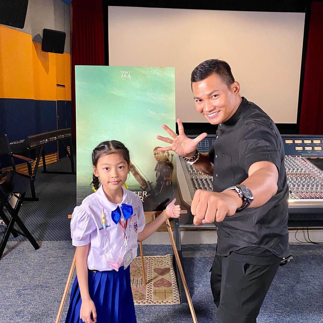 トニー・ジャーのインスタグラム：「ADR for Monster Hunter  at Ramindra, Bangkok.」