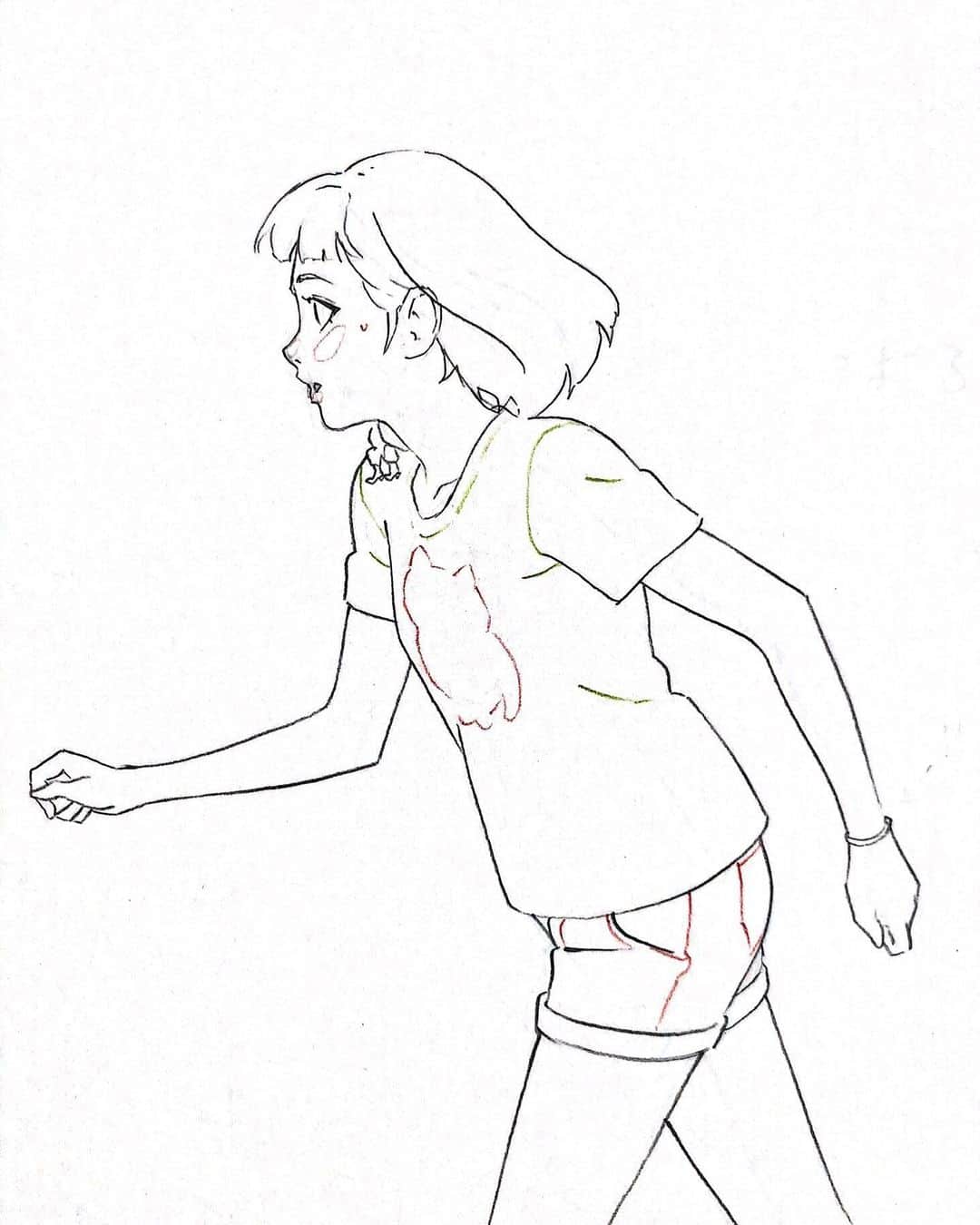 イリヤ・クブシノブ さんのインスタグラム写真 - (イリヤ・クブシノブ Instagram)「Some of Akane animation frames I fixed for our movie The Wonderland (Birthday Wonderland)!✨ Drawing Akane’s emotions were so much fun!!」9月21日 19時48分 - kuvshinov_ilya