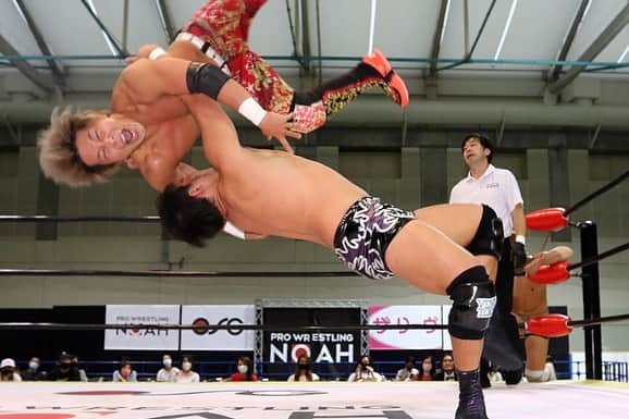 のインスタグラム：「9.20  群馬県高崎大会 vs 金剛達  #noah_ghc #プロレス格闘技dx」