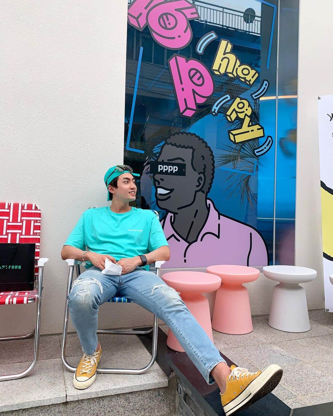 のインスタグラム：「시간아 천천히⏰」