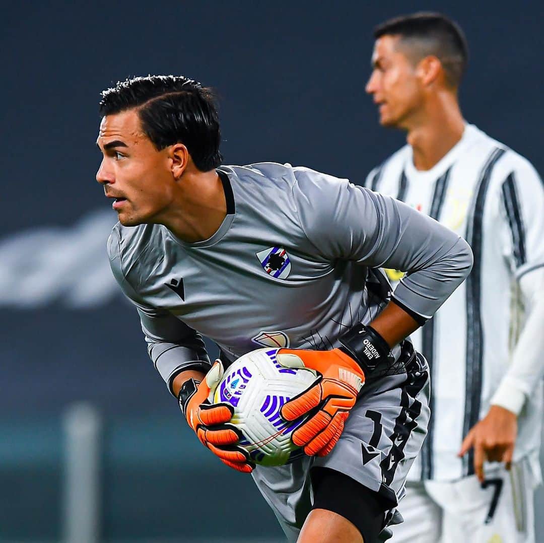 エミリオ・アウデロのインスタグラム：「Inizio di stagione non facile contro i campioni d’Italia, ma dobbiamo e possiamo fare molto di più #forzasamp #serieatim #juvesamp」