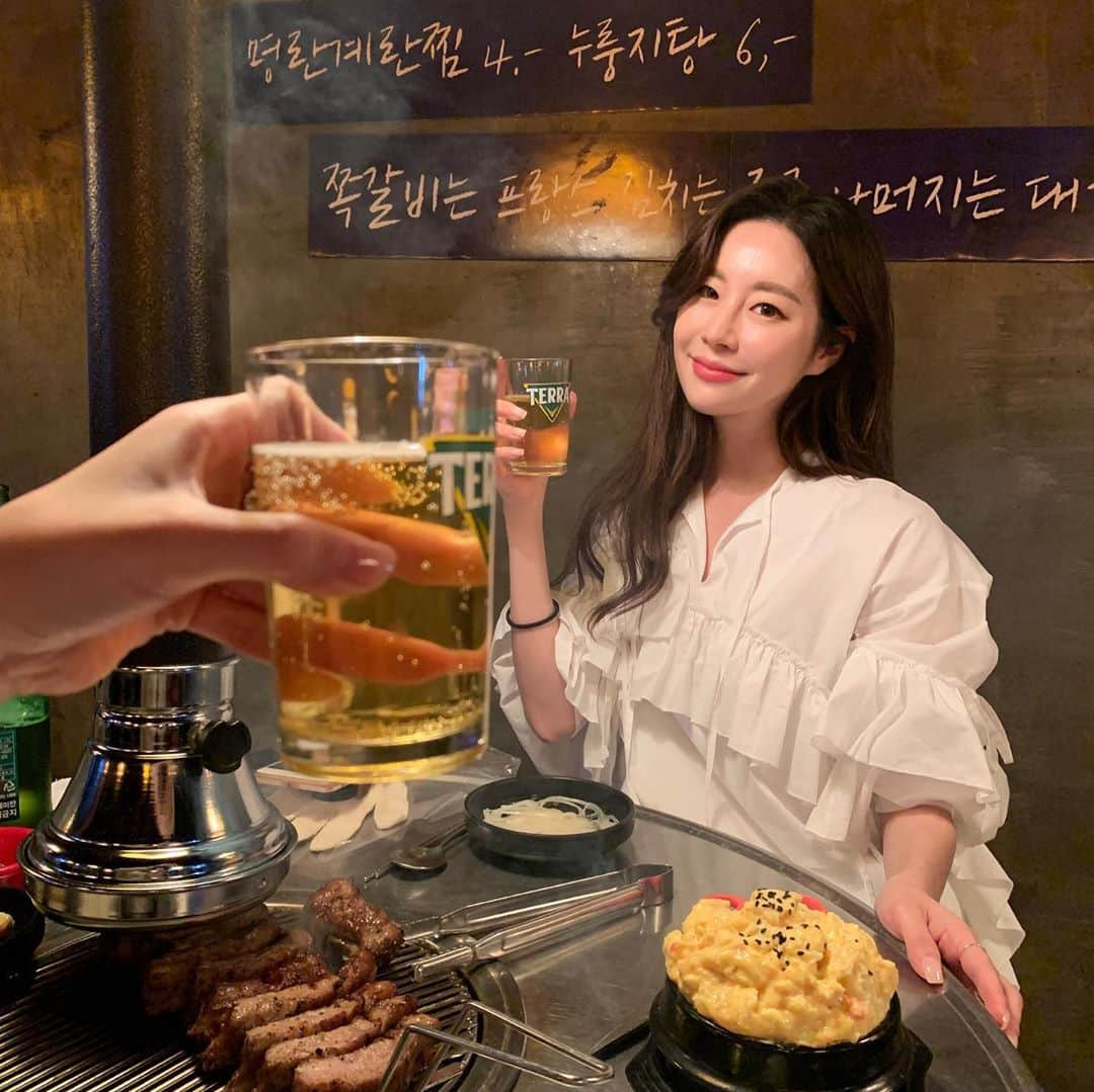 ハヌルさんのインスタグラム写真 - (ハヌルInstagram)「취하기전에 호딱 올리고 저는 취하겠습니다!!!!?😆🍺🍺」9月21日 21時01分 - haneulina