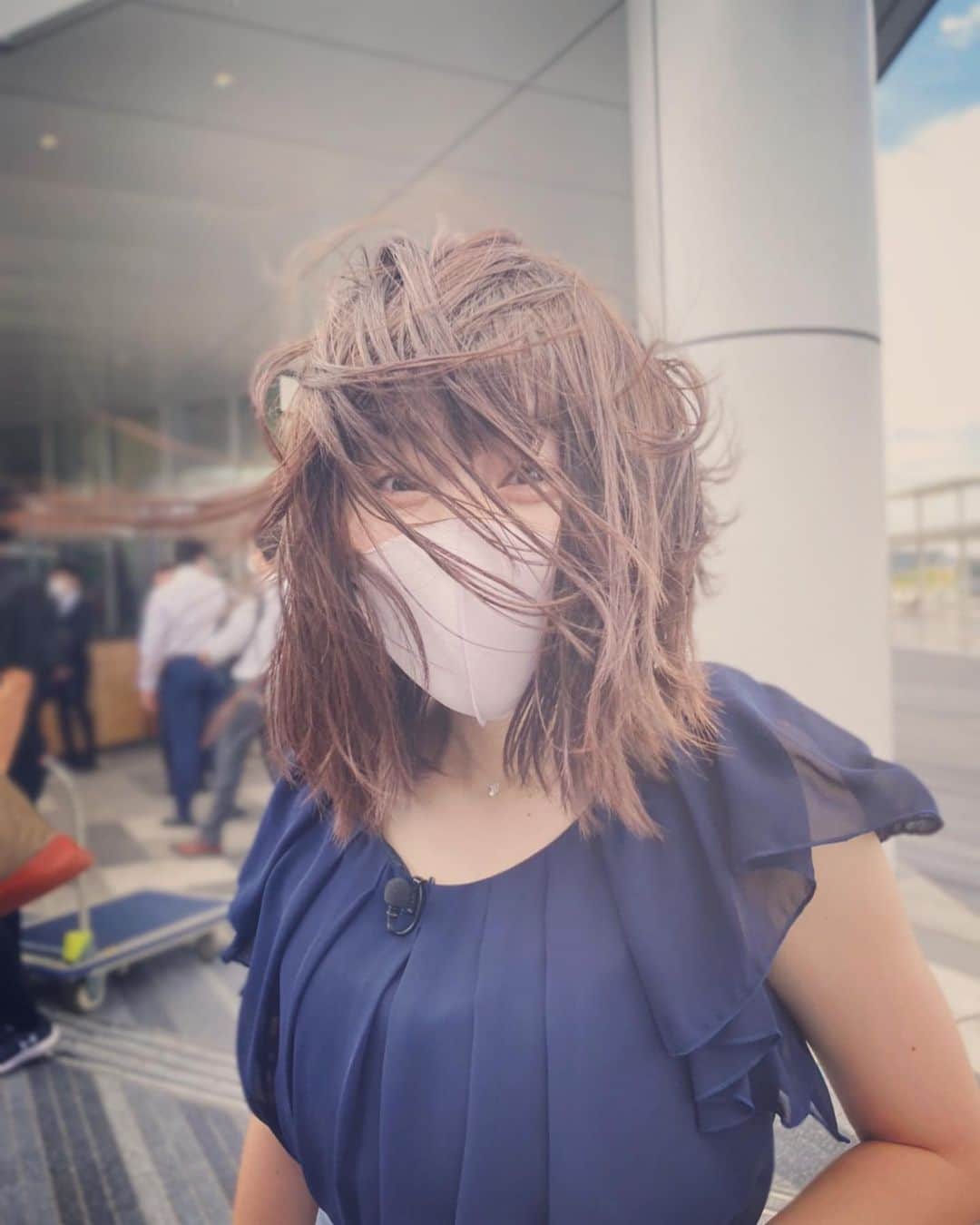 安藤咲良さんのインスタグラム写真 - (安藤咲良Instagram)「.  風が強くてびっくりしている お気に入りの写真🤣🤳 . #お気に入り写真」9月21日 21時51分 - sakura.ando