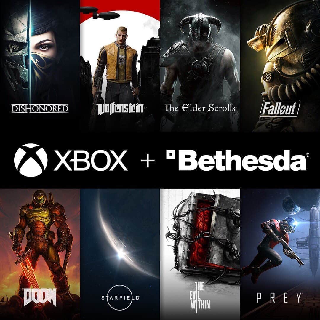 Xboxさんのインスタグラム写真 - (XboxInstagram)「THRILLED to welcome the talented teams and beloved game franchises of @Bethesda to Team Xbox! Check our Instagram Story for more details. #xbox」9月21日 22時06分 - xbox