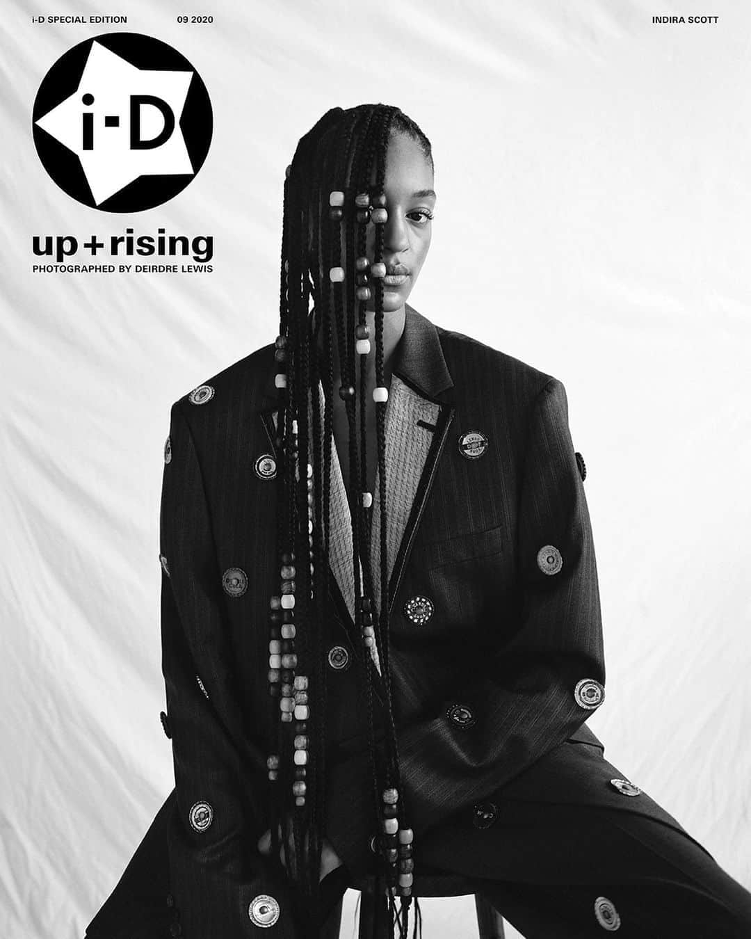 i-Dさんのインスタグラム写真 - (i-DInstagram)「@indira’s story appears in up + rising, a celebration of extraordinary Black voices, and the first chapter of i-D's 40th anniversary issue (1980-2020). ⁣ Read Indira’s story now, via link in bio.⁣ .⁣ .⁣ .⁣ Text #IndiraScott⁣ Photography @deirdredeirdredeirdre⁣ Styling @thesydneyrosethomas⁣ Hair @iam_thechong using Bumble and bumble and Mideyah Parker at Management + Artists using Oribe. Make-up @raisaflowers using Pat McGrath Labs Editor in Chief + Creative Director @alastairmckimm⁣ Creative Direction, Art Direction and Editorial Design @LauraGenninger @Studio191ny⁣ Casting @samuel_ellis ⁣ Indira wears all clothing @bobbydaynyc. Jewellery model’s own.」9月21日 22時18分 - i_d
