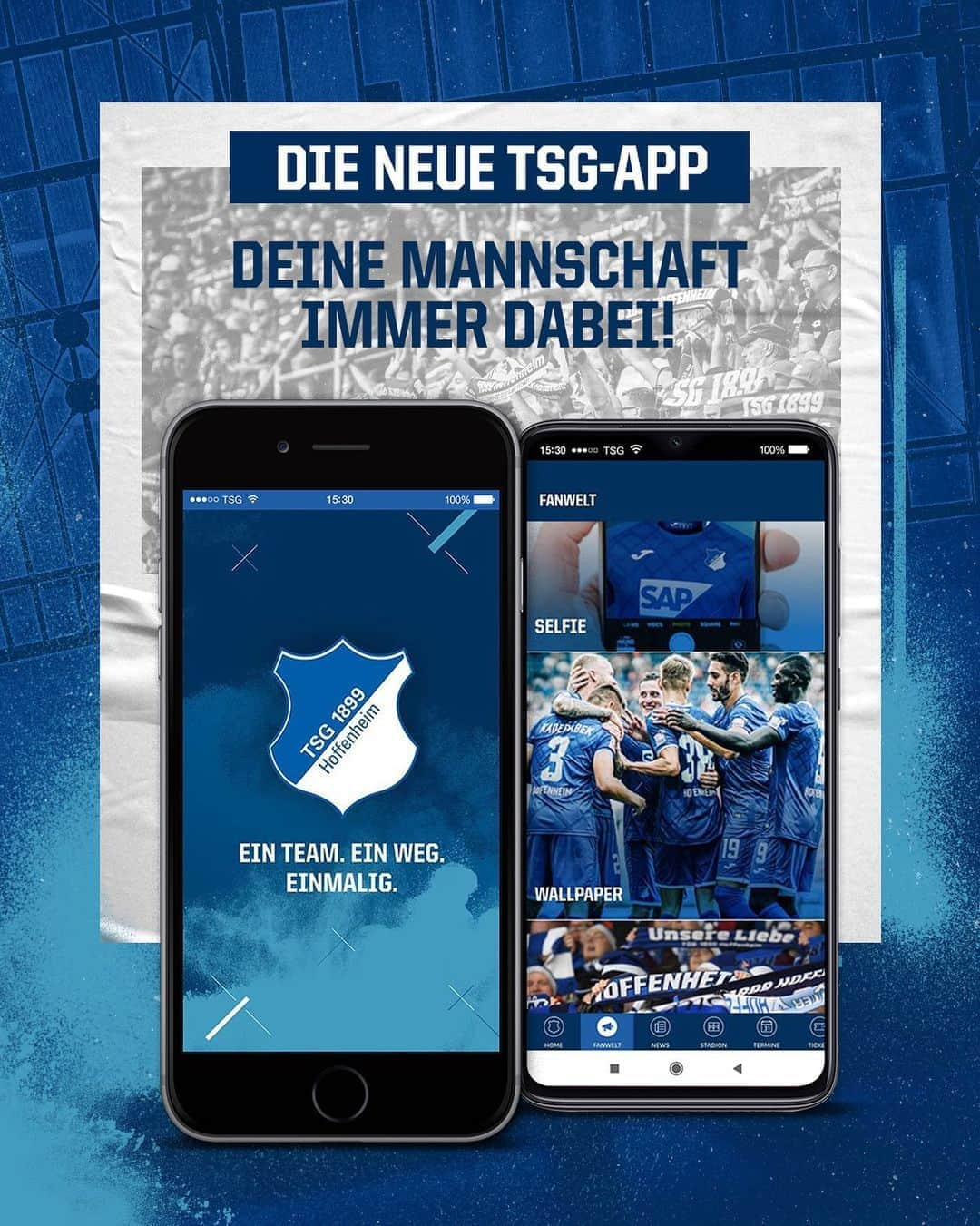 TSG1899ホッフェンハイムさんのインスタグラム写真 - (TSG1899ホッフェンハイムInstagram)「🆕 Jetzt für iOS & Android verfügbar: Die BRANDNEUE #TSG-App 🔥」9月21日 23時01分 - tsghoffenheim