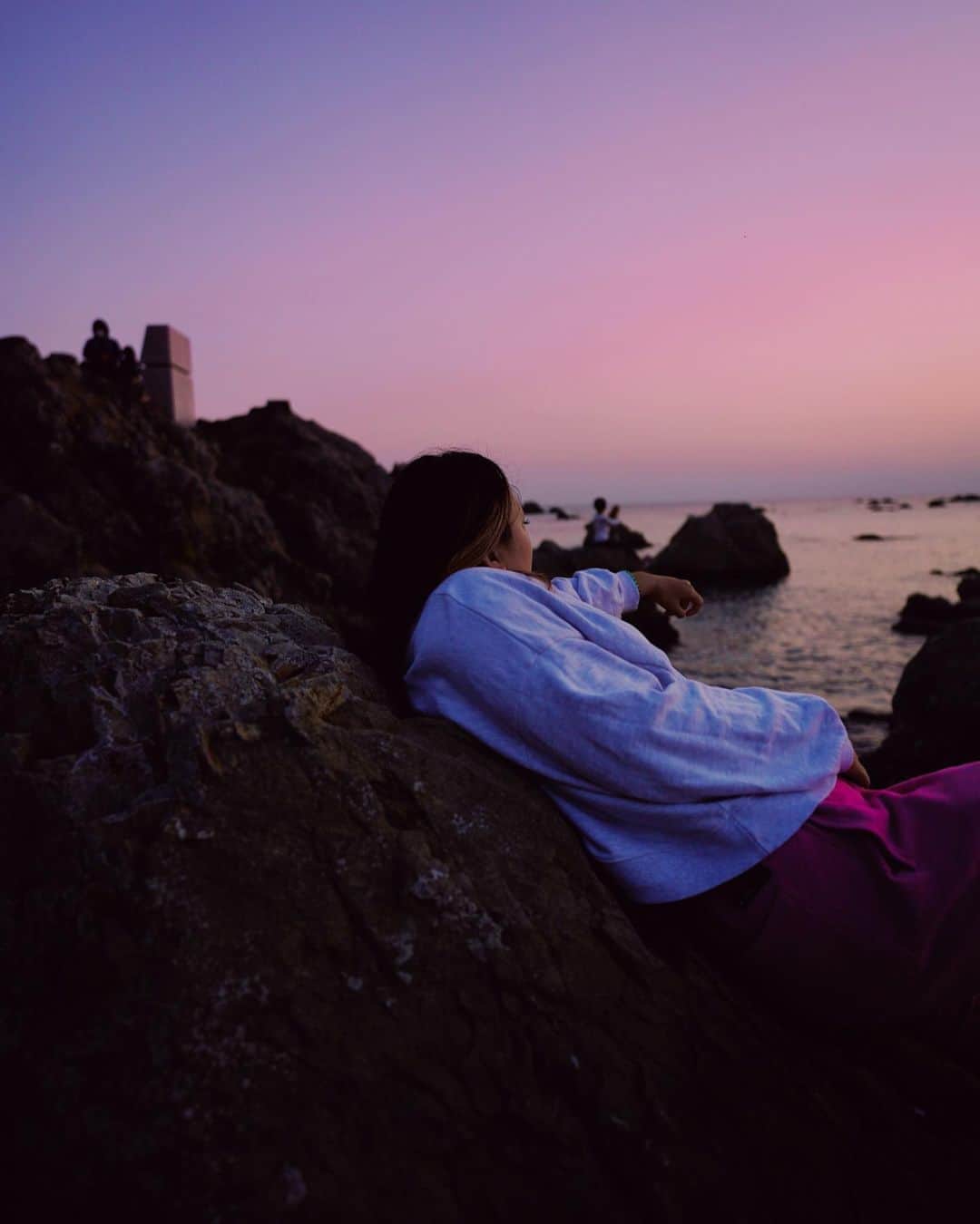RUBYさんのインスタグラム写真 - (RUBYInstagram)「次行く時は〜♡  @ko_yagu のカフェに行くんだ絶対に☕️  #葉山 #hayama #sunset  #サンセット #夕日」10月6日 19時14分 - maui_ruby
