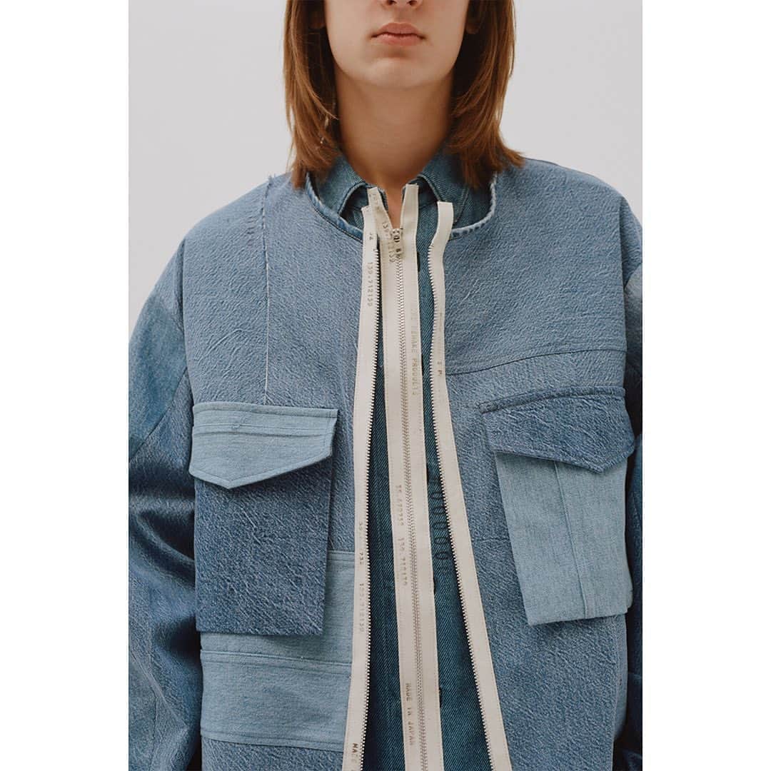 KUROのインスタグラム：「KURO 20aw collection #denim #remake #architecture #pfw」
