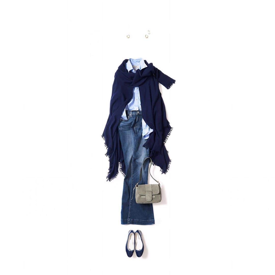 K.KSHOP_officialさんのインスタグラム写真 - (K.KSHOP_officialInstagram)「・ NEW♦️Coordinate  ・ 2020-10-06 ・ my beloved things ・ outer : #blui tops : #poggianti #fio pants : #7forallmankind accessory : #anthemforthesenses  bag : #abro shoes : #repetto ・ #kkcloset #kkshop #菊池京子 #kyokokikuchi  #コーデ  #code #style #follow #fashion #コーディネート #ootd #wear #happy  #カジュアル #italy #navy #秋 #shirt #ポンチョ #denim」10月6日 12時11分 - k.kshop_official