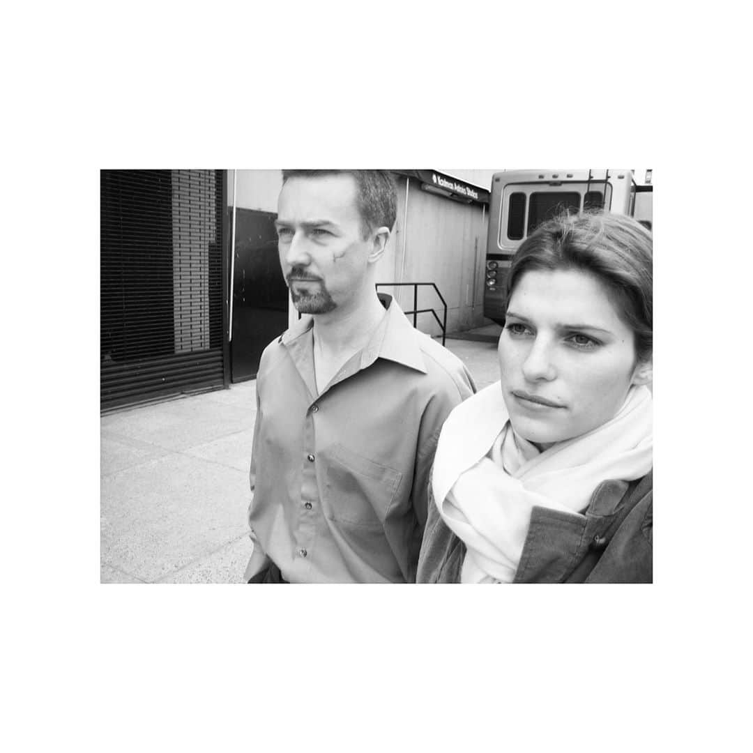 レイク・ベルのインスタグラム：「Name this film. #behindthescenes」