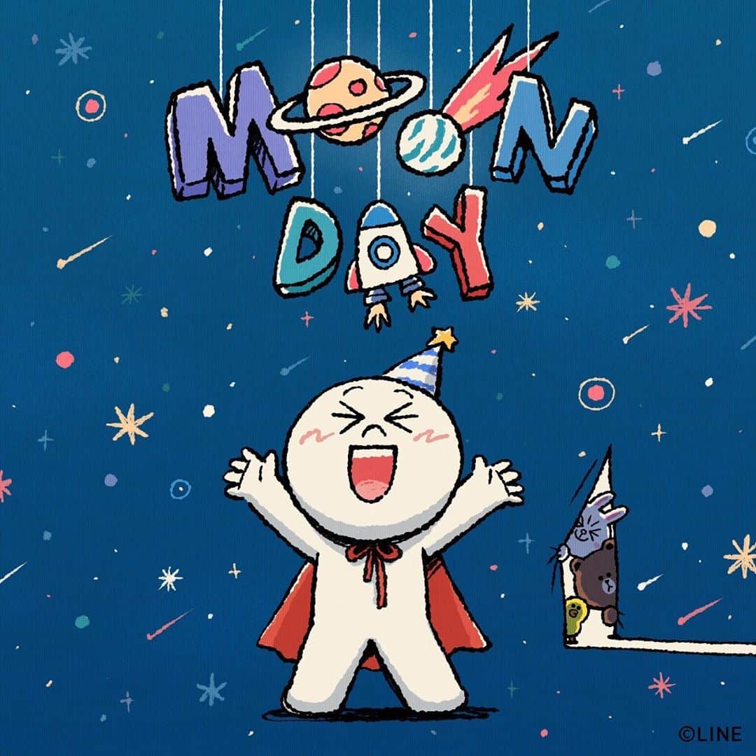 LINE FRIENDSさんのインスタグラム写真 - (LINE FRIENDSInstagram)「MOON is at the center of universe today, because it’s his birthday! 🎉 ⠀ #HappyBirthday #October6th #Bday #HBD #Birthday #MOON #BROWN #CONY #SALLY #LINEFRIENDS」10月6日 15時05分 - linefriends