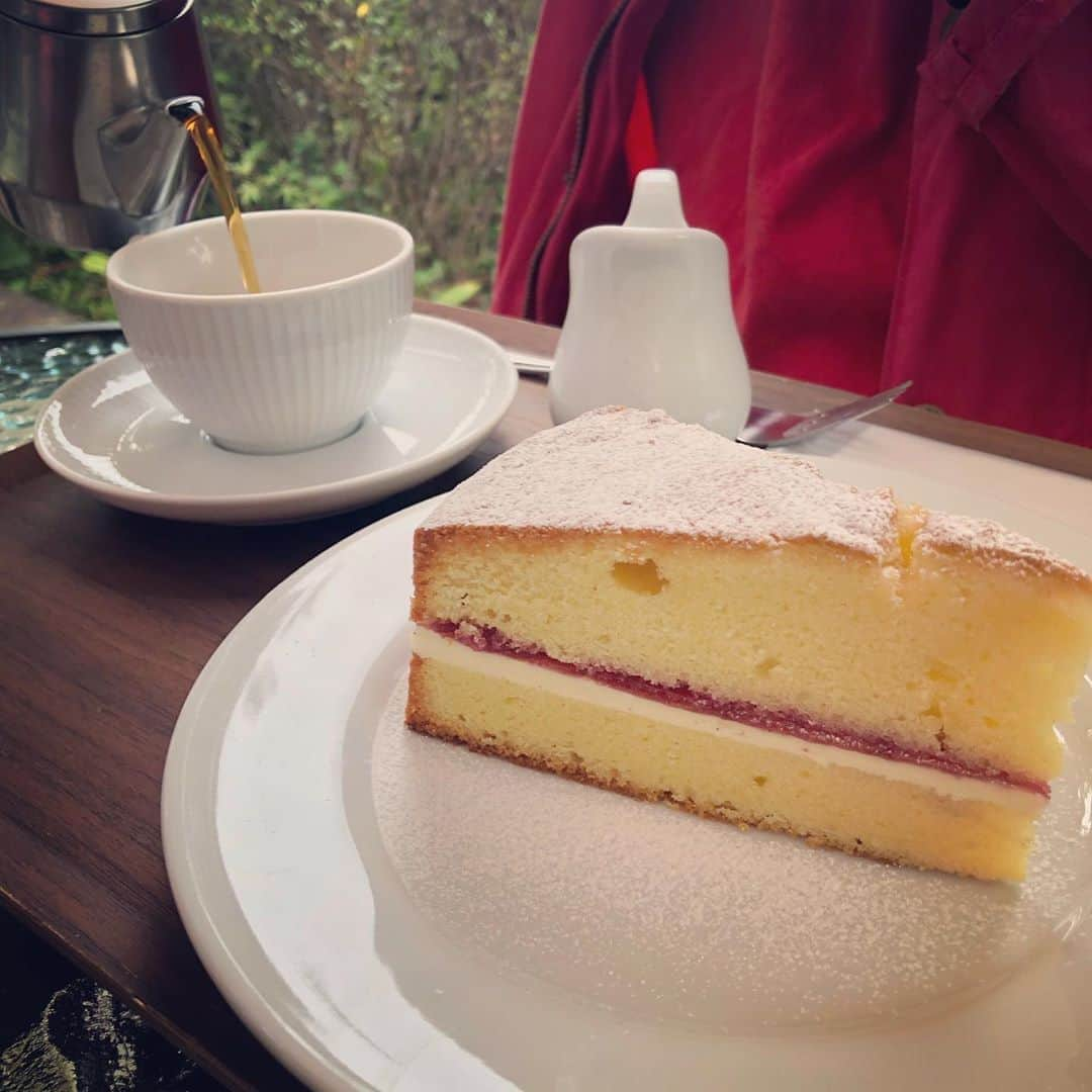 犬山紙子さんのインスタグラム写真 - (犬山紙子Instagram)「レイクガーデンカフェの紅茶☕️最高。スコーンとケーキも美味しかったです🍰」10月6日 15時05分 - inuyamakamiko