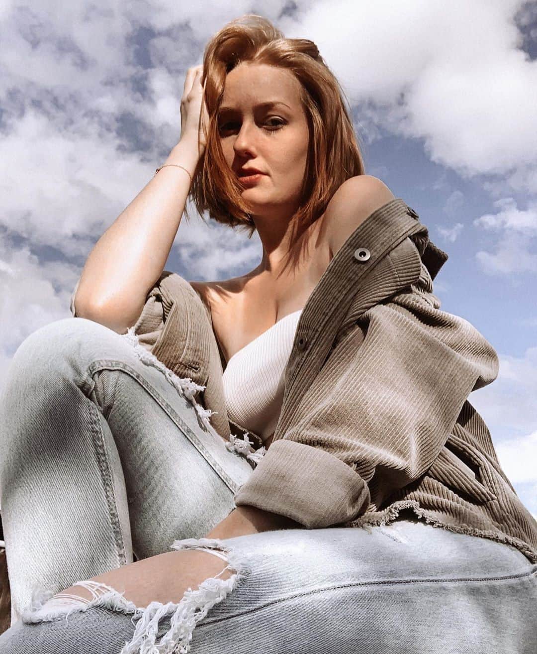 TALLY WEiJLさんのインスタグラム写真 - (TALLY WEiJLInstagram)「Head in the clouds. Outfit on point. 🤍⁠ Babe @_larissa281 proofs that neutrals are worth the hype this season 🔥 ⁠ ⁠ ⁠ #TALLYWEiJL #neutrals #ootd #monochrome⁠」10月6日 16時40分 - tally_weijl