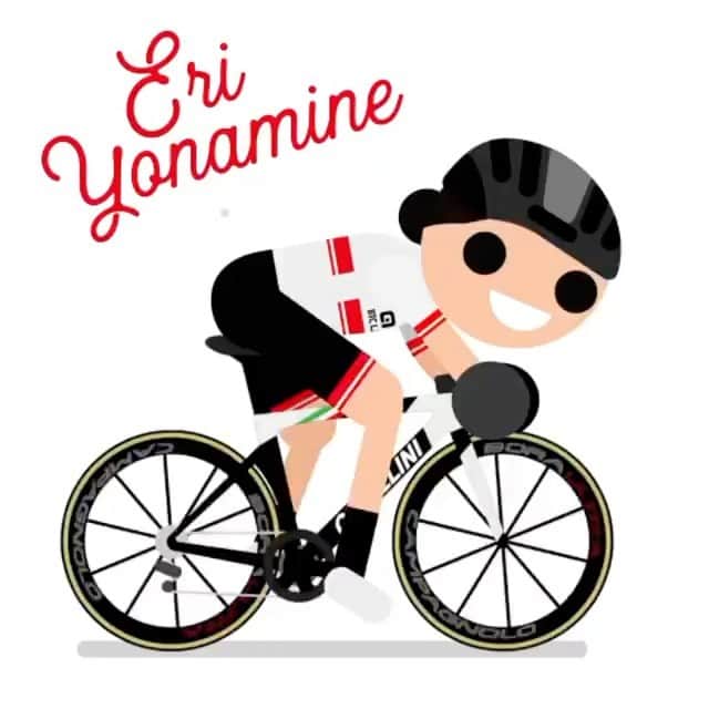 與那嶺恵理のインスタグラム：「Hellooooo 😃 my @procyclingtrumps ♥️♠️  . . How cool it is 🤩 Merci @schynsolivier nice gift 🎁  . . Let’s go into classic of north 🦁  I will try to ride smoothly like this 😅 on Belgium road 🇧🇪🗿🌧💨  . . #今日のエリさん　#procyclingtrumps」
